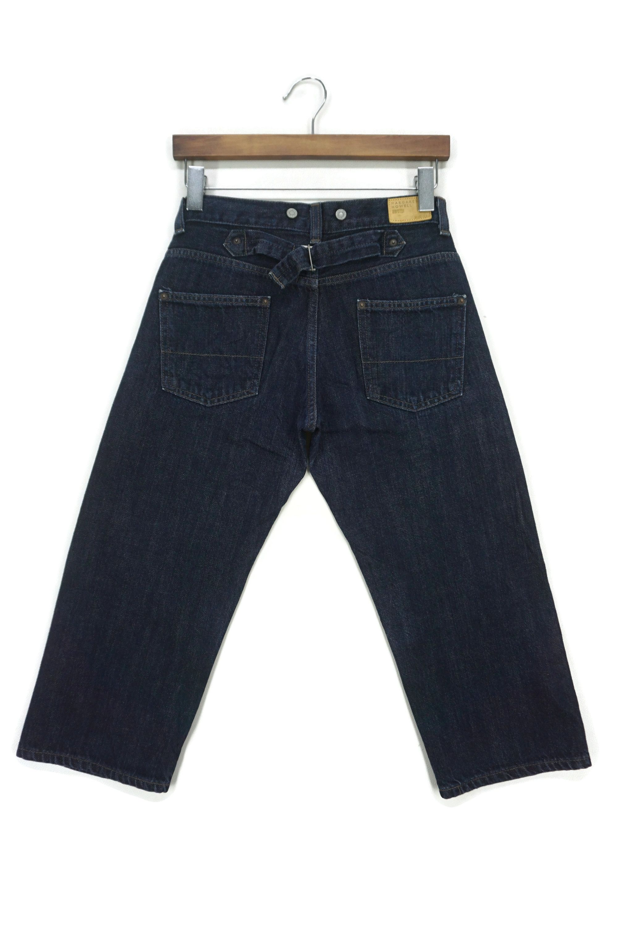 Margaret Howell Edwin Selvedge Jeans fit W28xL20.5 Cropped Denim Jorts Size 26" / US 2 / IT 38 - 2 Thumbnail