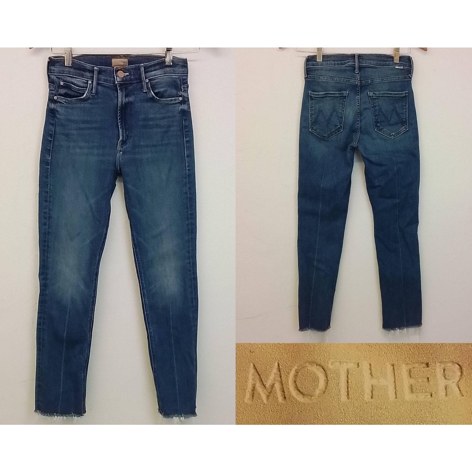 MOTHER Mother The Mid Rise Dazzler Jeans Women's 26" Medium Wash Size 26" / US 2 / IT 38 - 1 Thumbnail