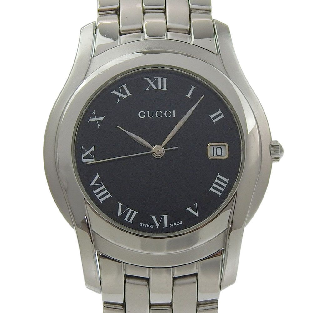 Gucci Gucci Gucci Stainless Steel Quartz Watch Metal Quartz 5500M DUTY FREE for USA Size ONE SIZE - 1 Thumbnail