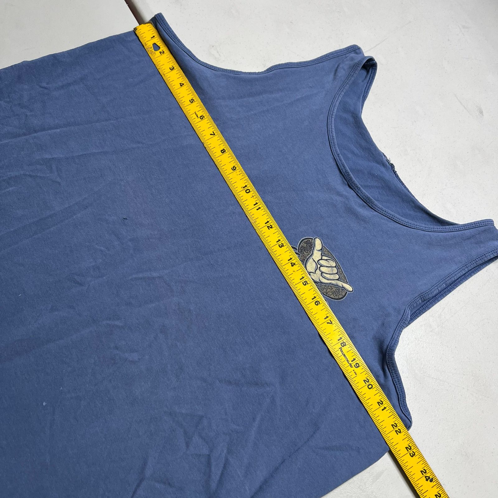 Other Vintage 90s Hang Loose Maui Tank Blue Shaka Single Stitch L Size US L / EU 52-54 / 3 - 8 Thumbnail
