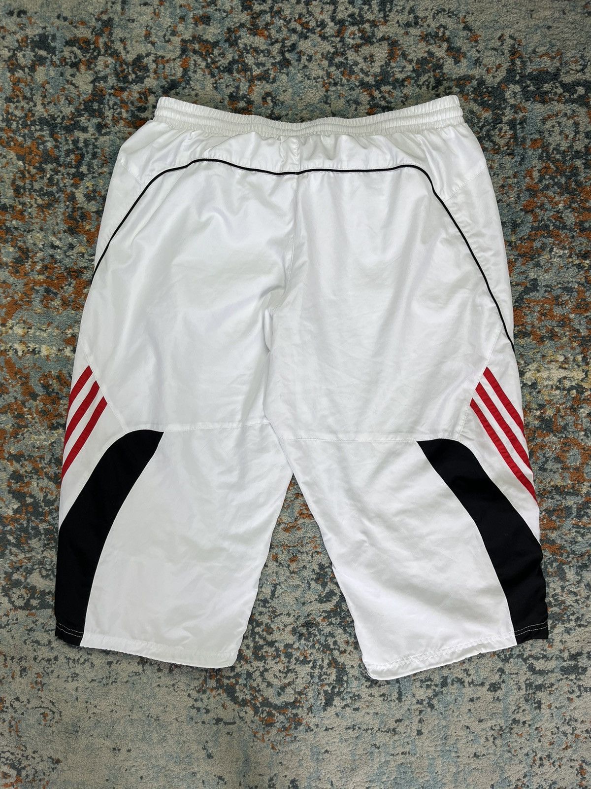 Adidas × Vintage Vintage 00s Adidas 3/4 oversized baggy shorts Adam Sandler Size US 32 / EU 48 - 2 Thumbnail