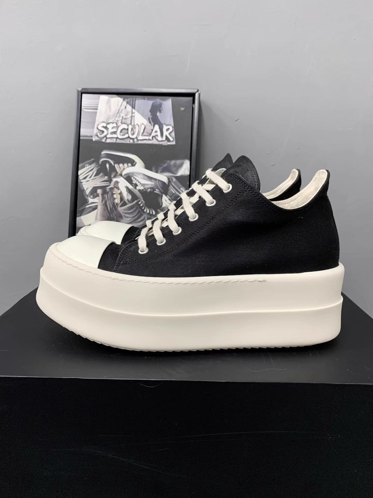 Rick Owens Rick Owens Thick Sole Big Converse K34 Size US 8 / EU 41 - 1 Thumbnail