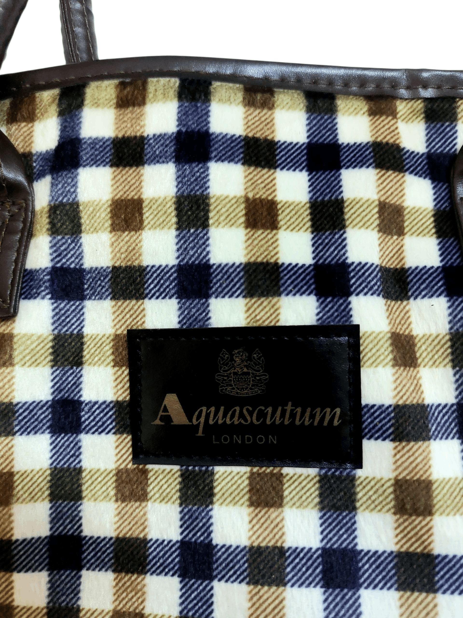 Aquascutum Aquascutum Nova Check Handle Bag Size ONE SIZE - 4 Thumbnail