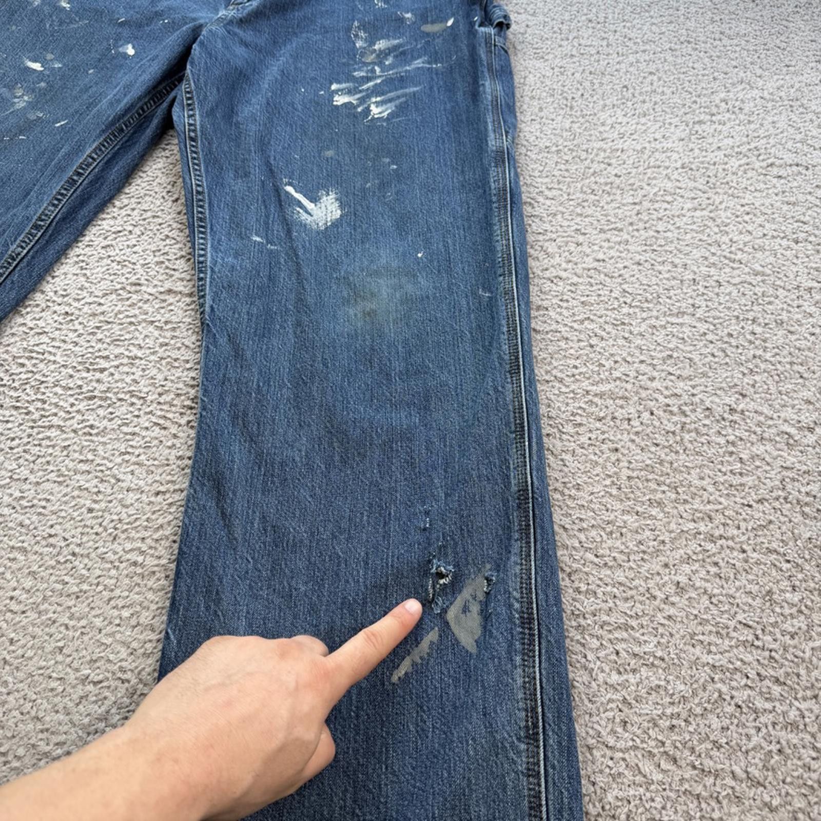Carhartt Carhartt Loose Fit Carpenter Jeans 40x34 Distressed Paint Size US 40 / EU 56 - 8 Thumbnail