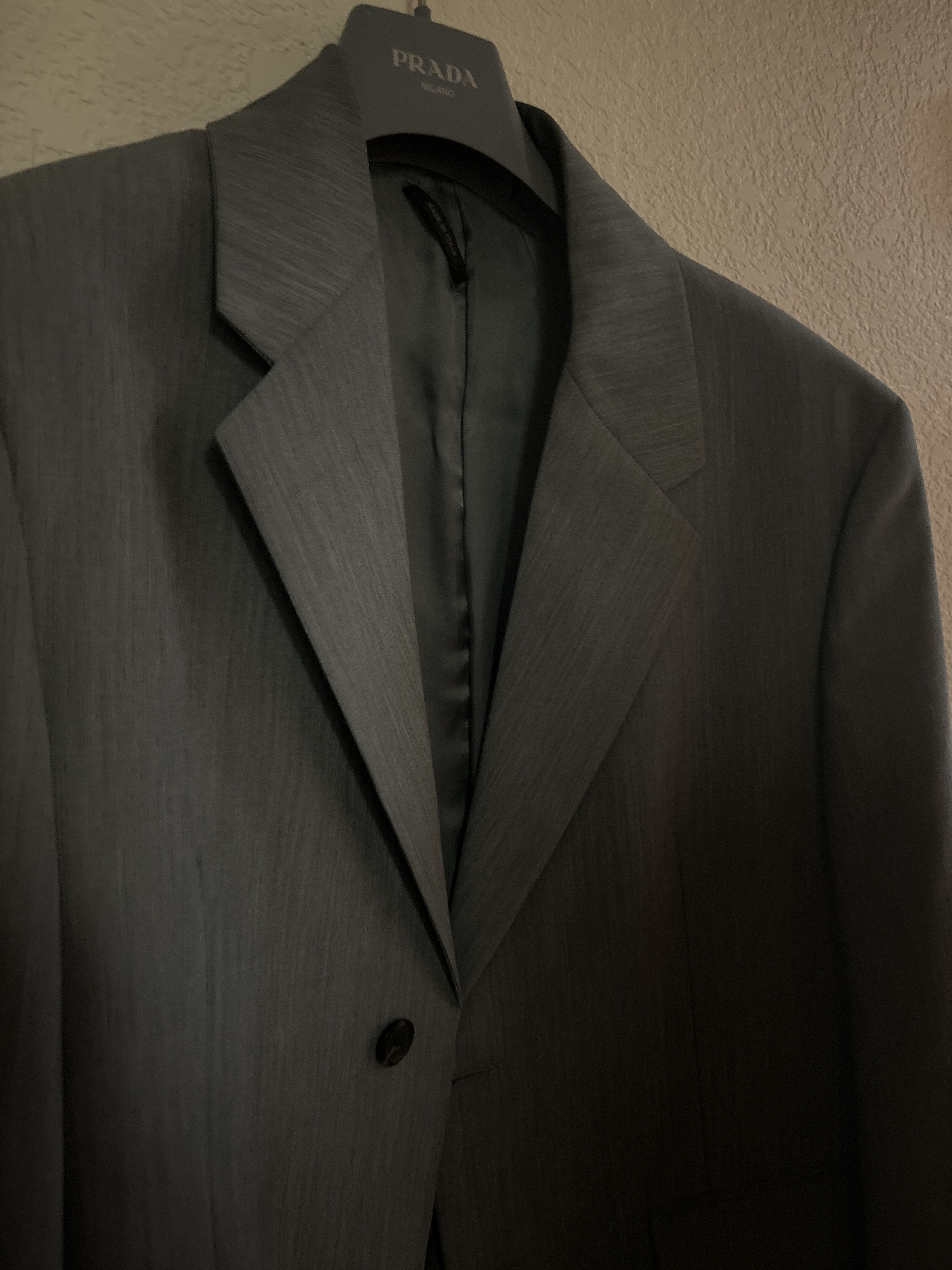 Prada Prada Spring/ Summer 2023 light Grey Mohair Jacket Size 38S - 9 Thumbnail