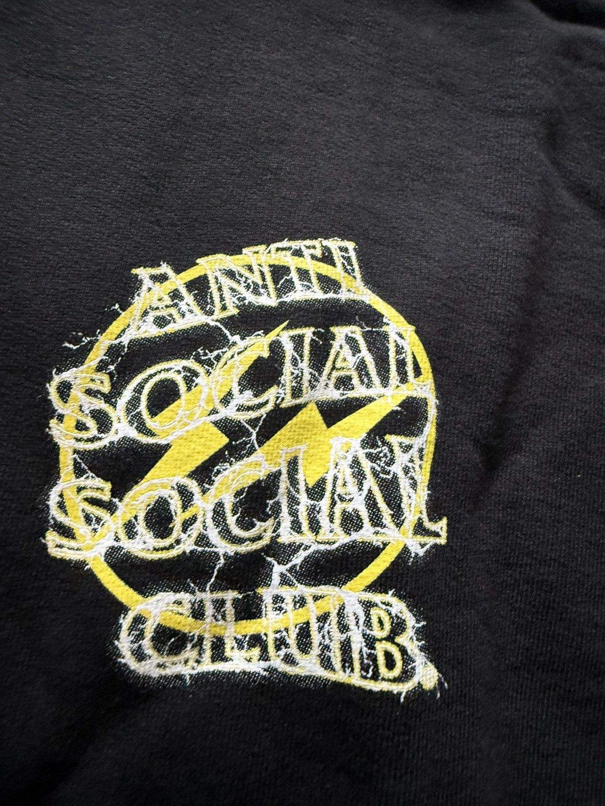 Anti Social Social Club × Fragment Design Anti Social Social Club x Fragment Design Hoodie Black XL Size US XL / EU 56 / 4 - 2 Thumbnail
