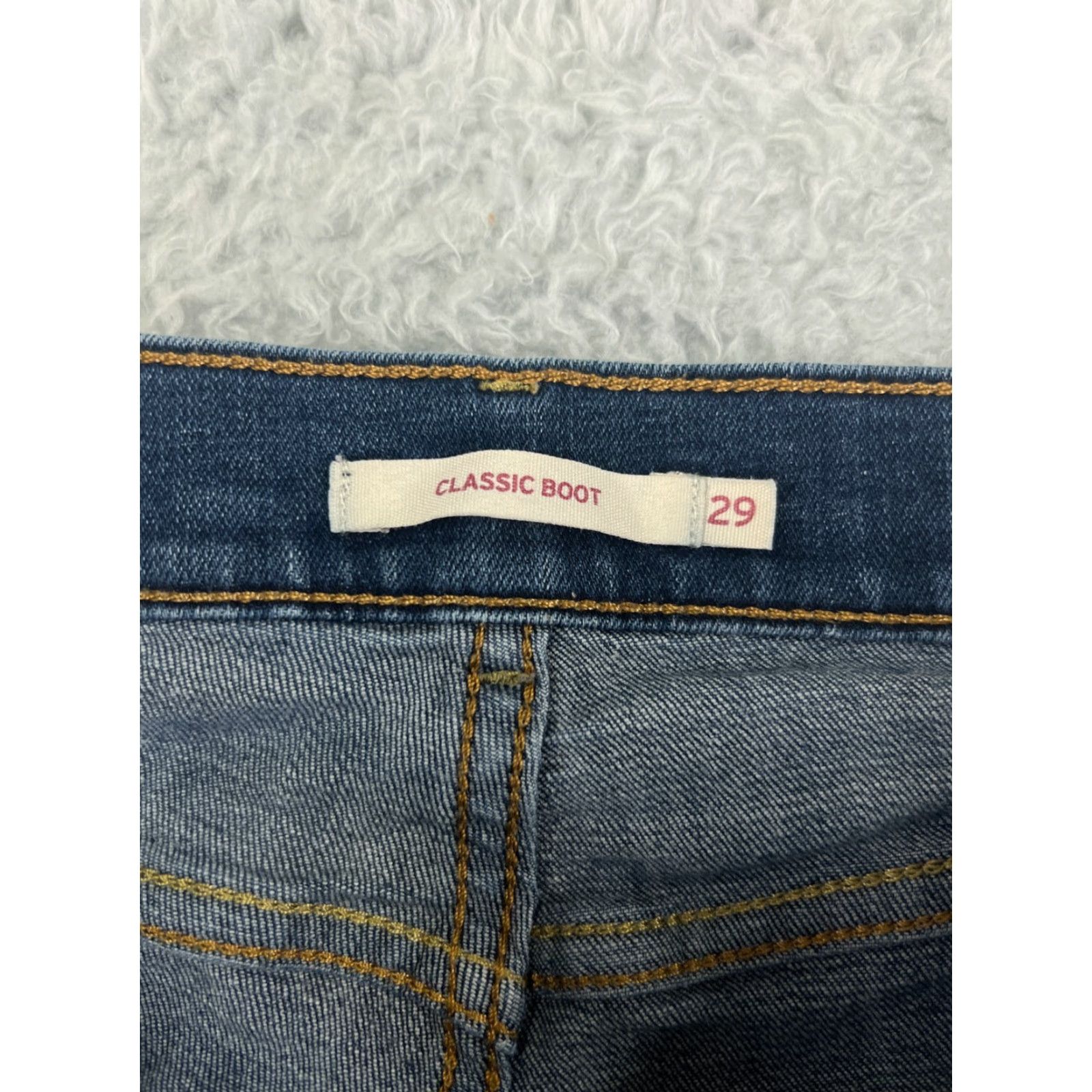 Levi's Levi's Jeans Women 29 Blue Bootcut High Rise 30in Inseam Denim 5-Pocket Womens Size 29" - 4 Thumbnail