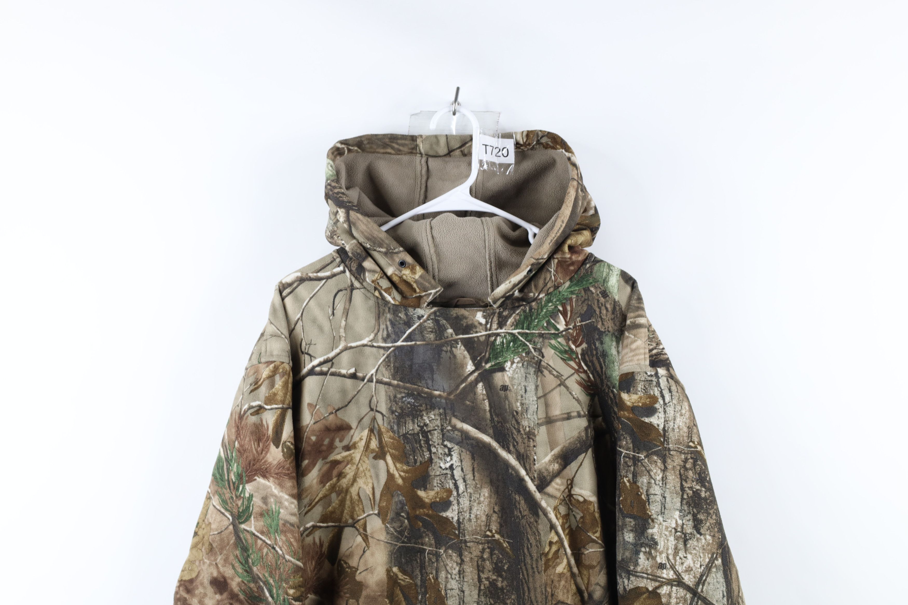 Vintage Vintage Streetwear Chamois Cloth Camouflage Hoodie Jacket Size US L / EU 52-54 / 3 - 2 Thumbnail