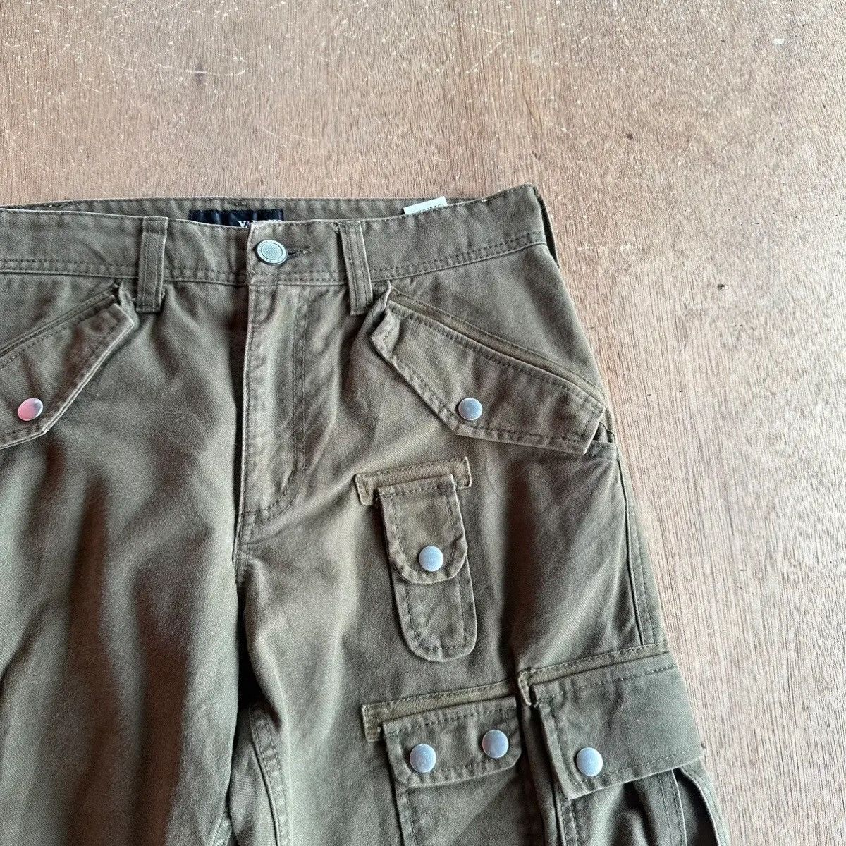 Hysteric Glamour RARE💥FLARE/BOOTCUT VAROSH JAPAN PARACHUTE MULTIPOCKET PANTS Size US 30 / EU 46 - 5 Thumbnail