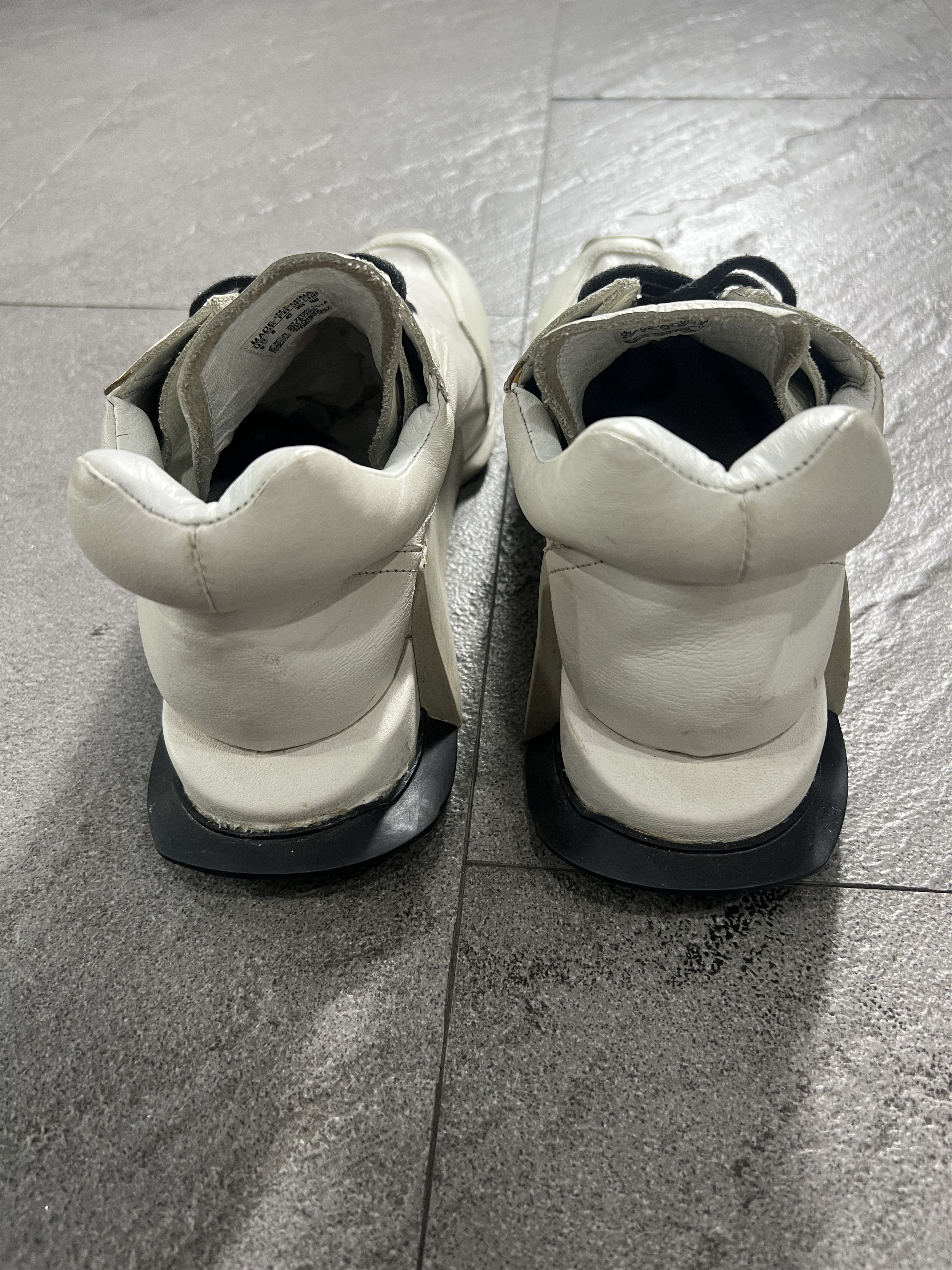 Adidas × Rick Owens Rick Owens x Adidas Level Runner White Leather EU42 Size US 8.5 / EU 41-42 - 4 Thumbnail