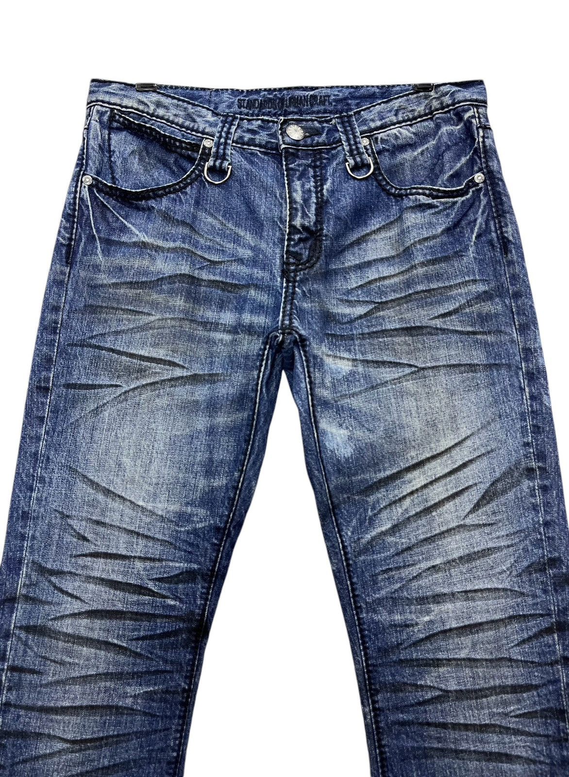 Craftsman STANDARDS OF URBAN CRAFT Charcoal Clawmark Bleach Wash Flare Size US 31 - 5 Thumbnail