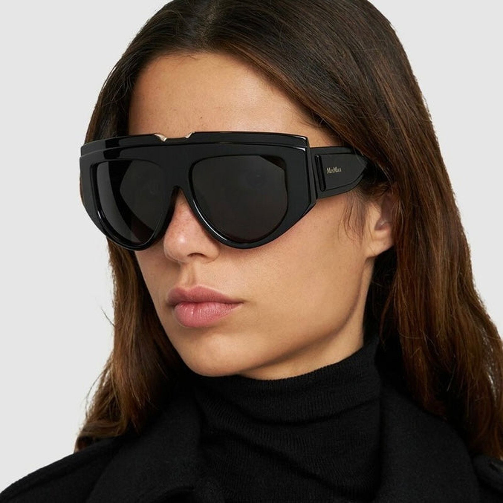 Max Mara New, MAXMARA Sunglasses Orsola MM0083 01A Authentic Size ONE SIZE - 3 Thumbnail