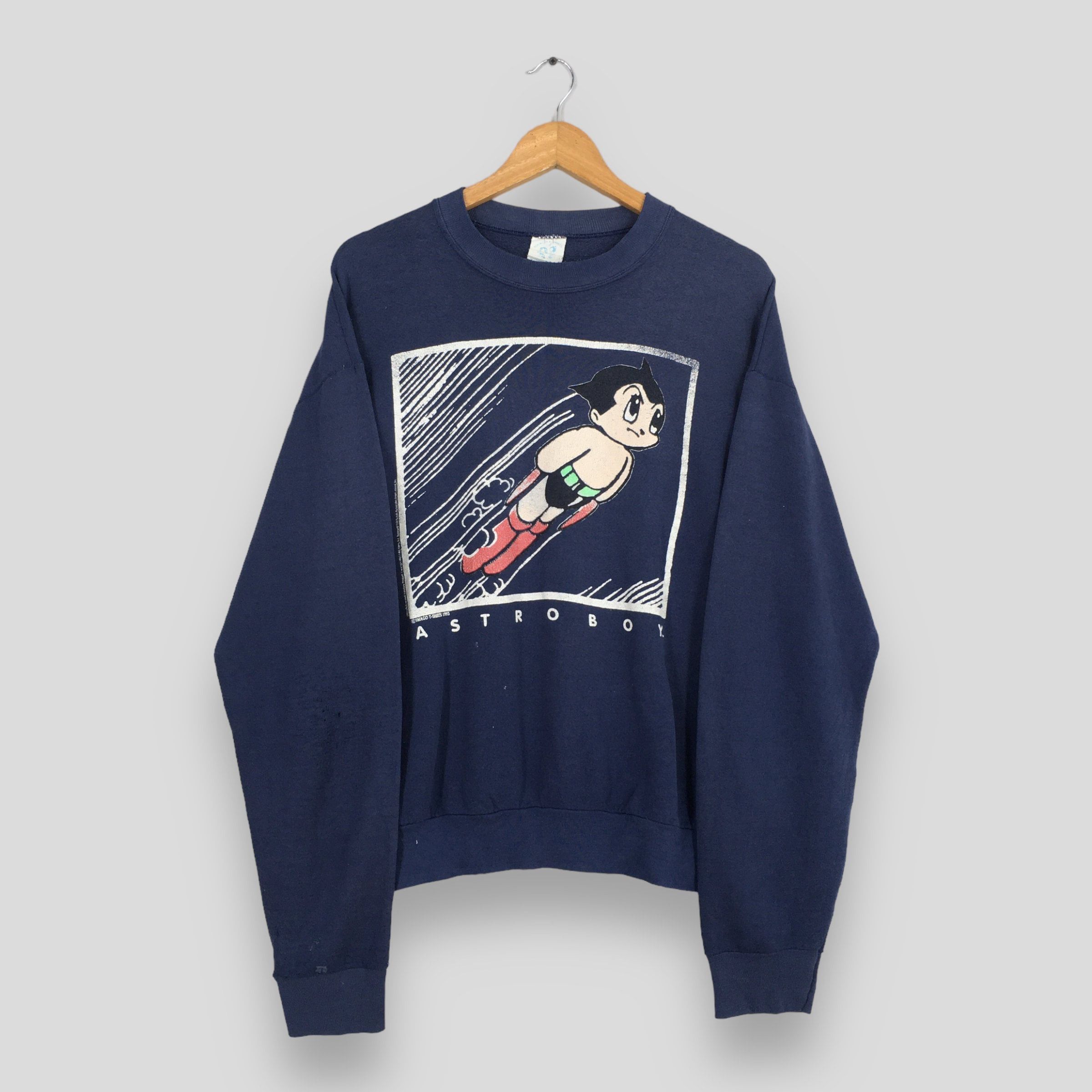 Anime × Vintage Vtg Astro Boy Mighty Atom Robot Japanese Sweatshirt L Size US L / EU 52-54 / 3 - 1 Thumbnail