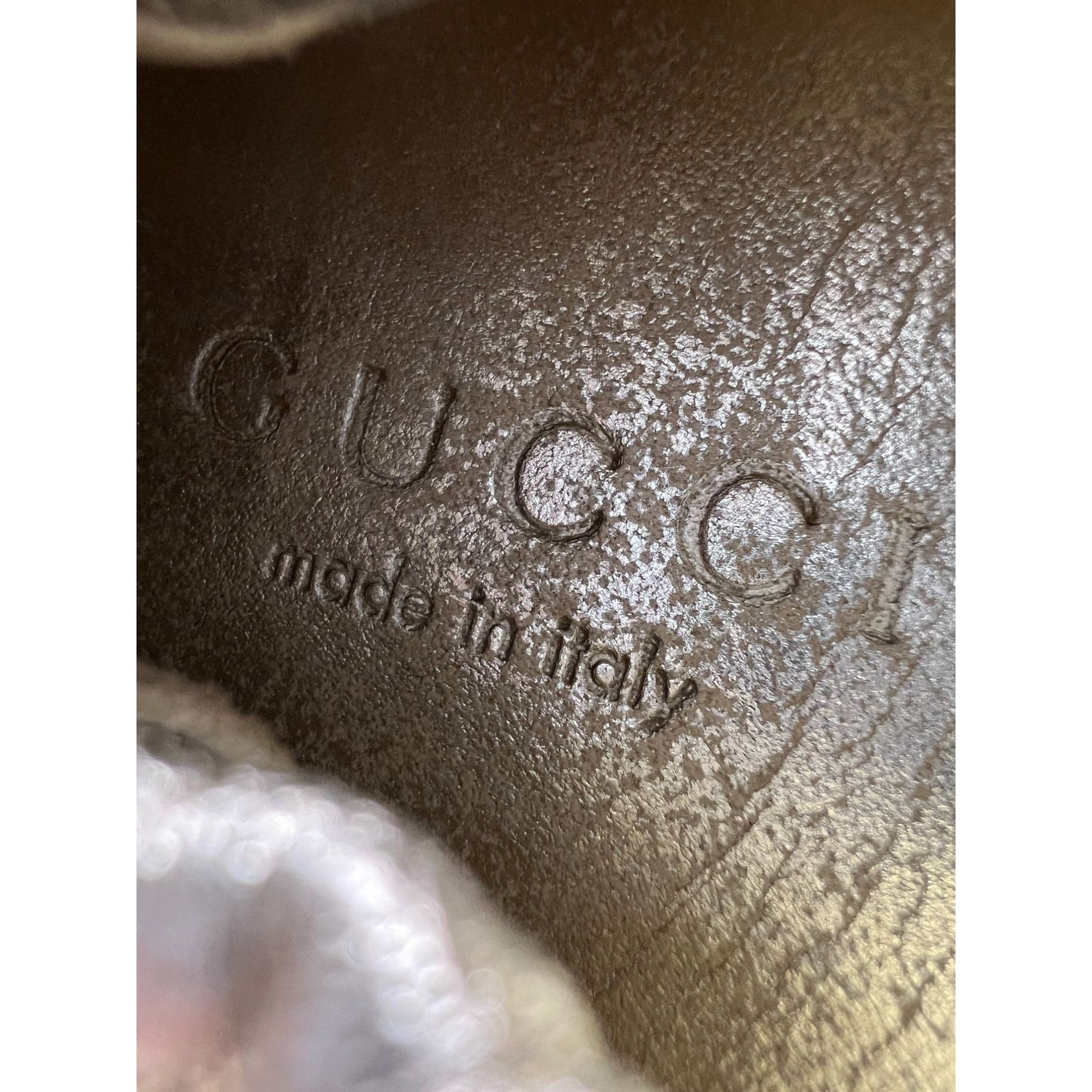 Gucci Gucci Interlocking G Silver Leather Ballet Flats (Y1006) Size US 9.5 / IT 39.5 - 14 Thumbnail