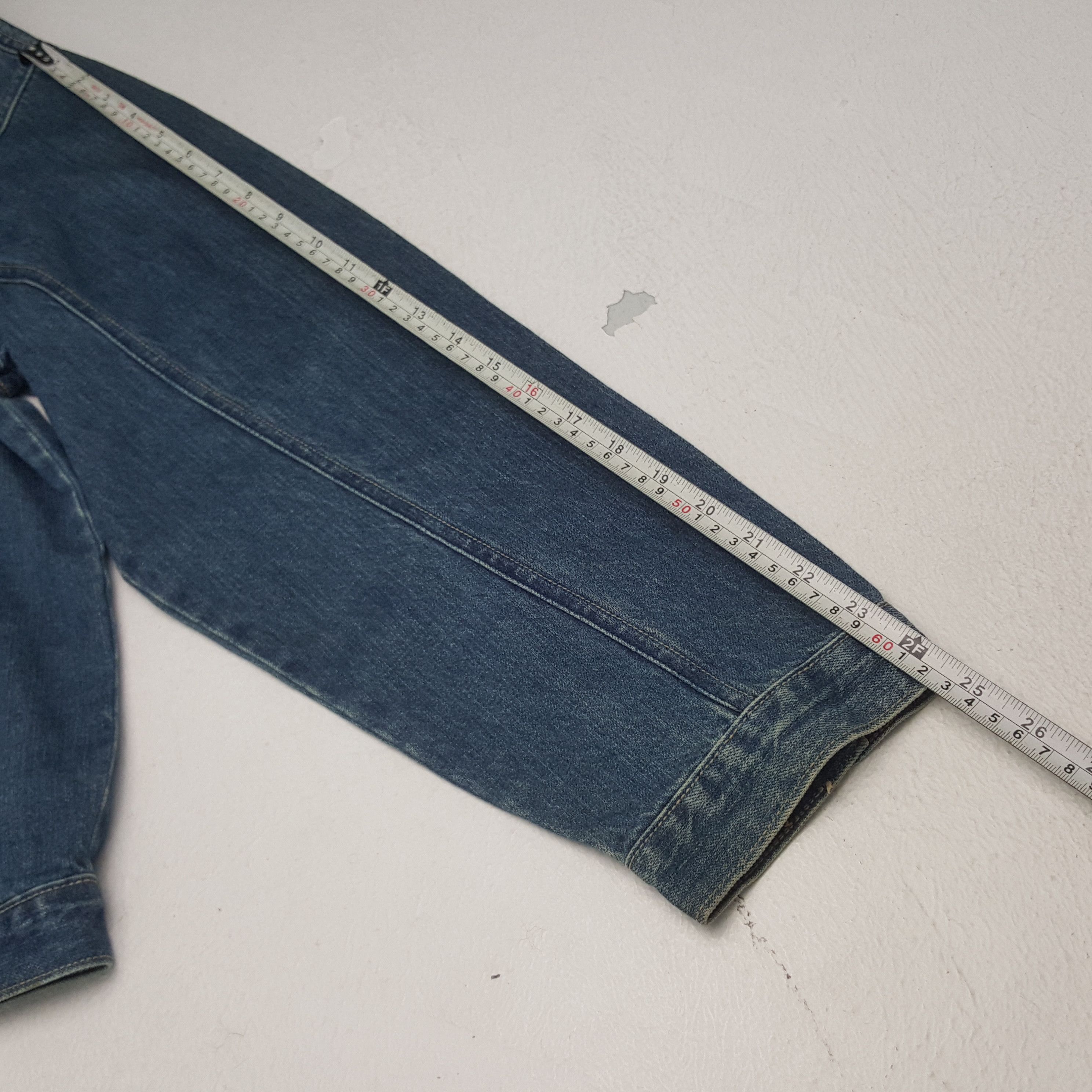 Burberry Vintage Burberry London Custom Spell Out Denim Jacket Size US S / EU 44-46 / 1 - 8 Thumbnail