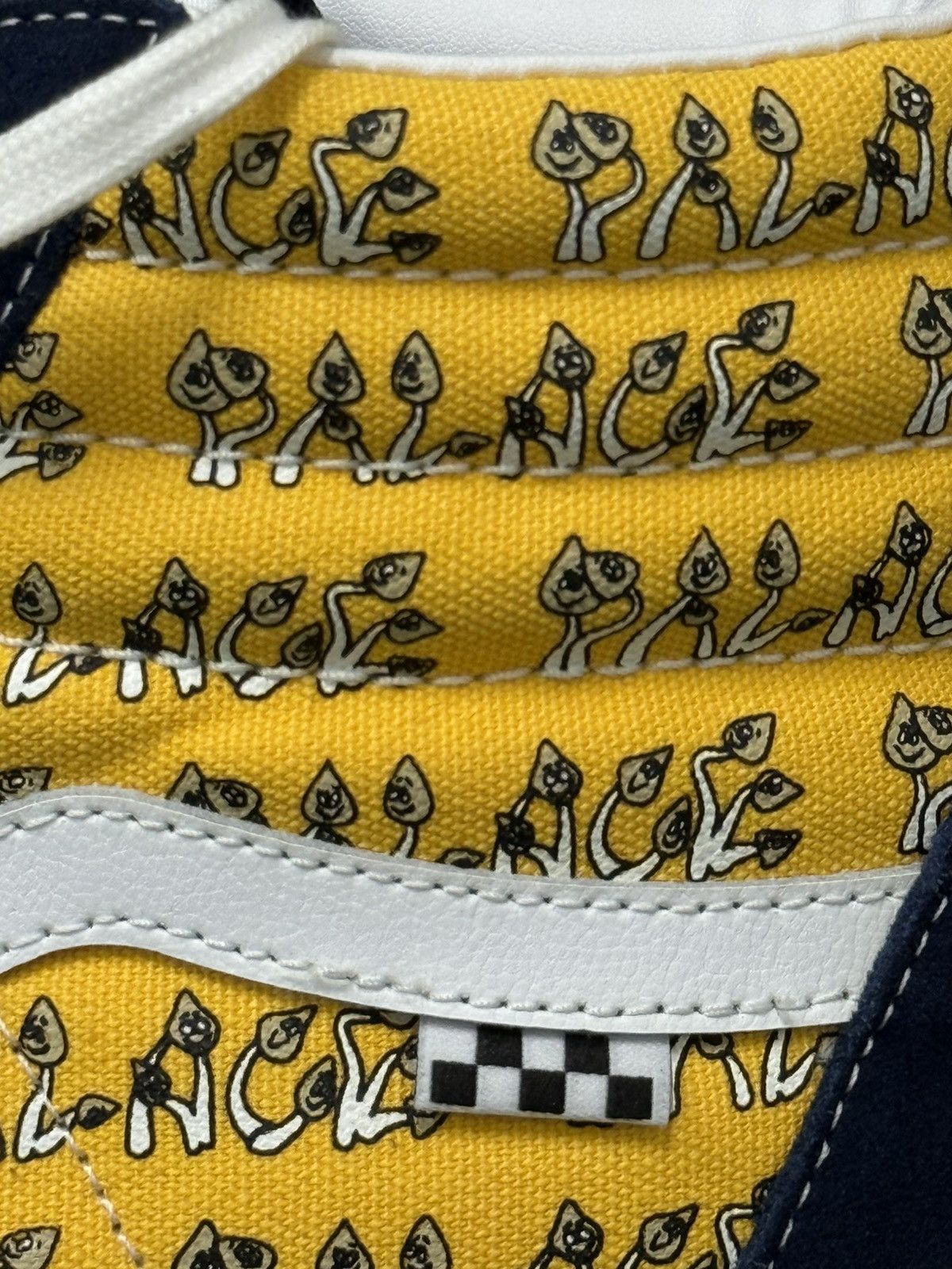 Vans Palace x Vans Skate Sk8-Hi P Shroom Yellow Size US 11 / EU 44 - 2 Thumbnail