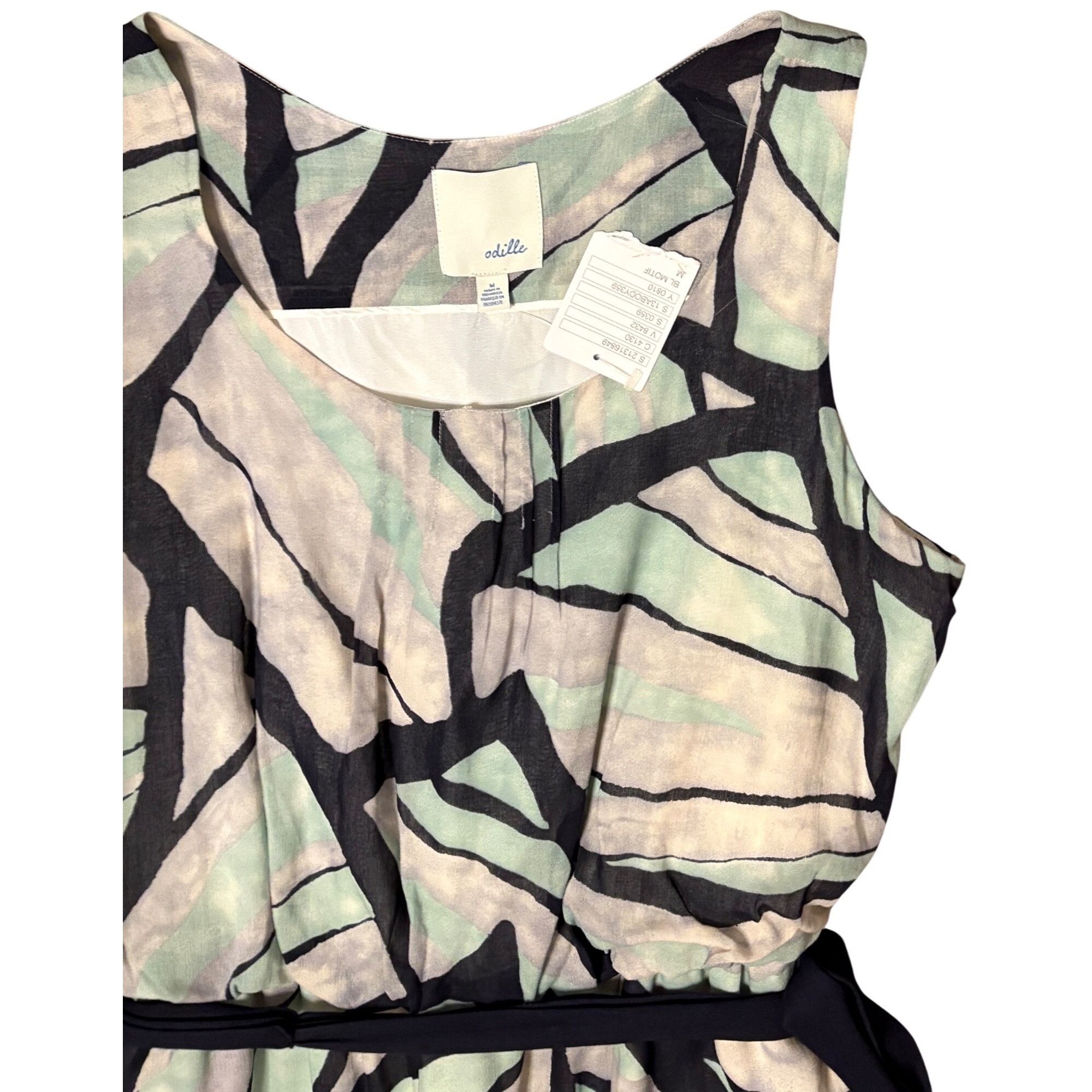 Anthropologie $98 NWT Anthropologie Odille M Dress Damselfly Sundress Gree Size M / US 6-8 / IT 42-44 - 8 Thumbnail