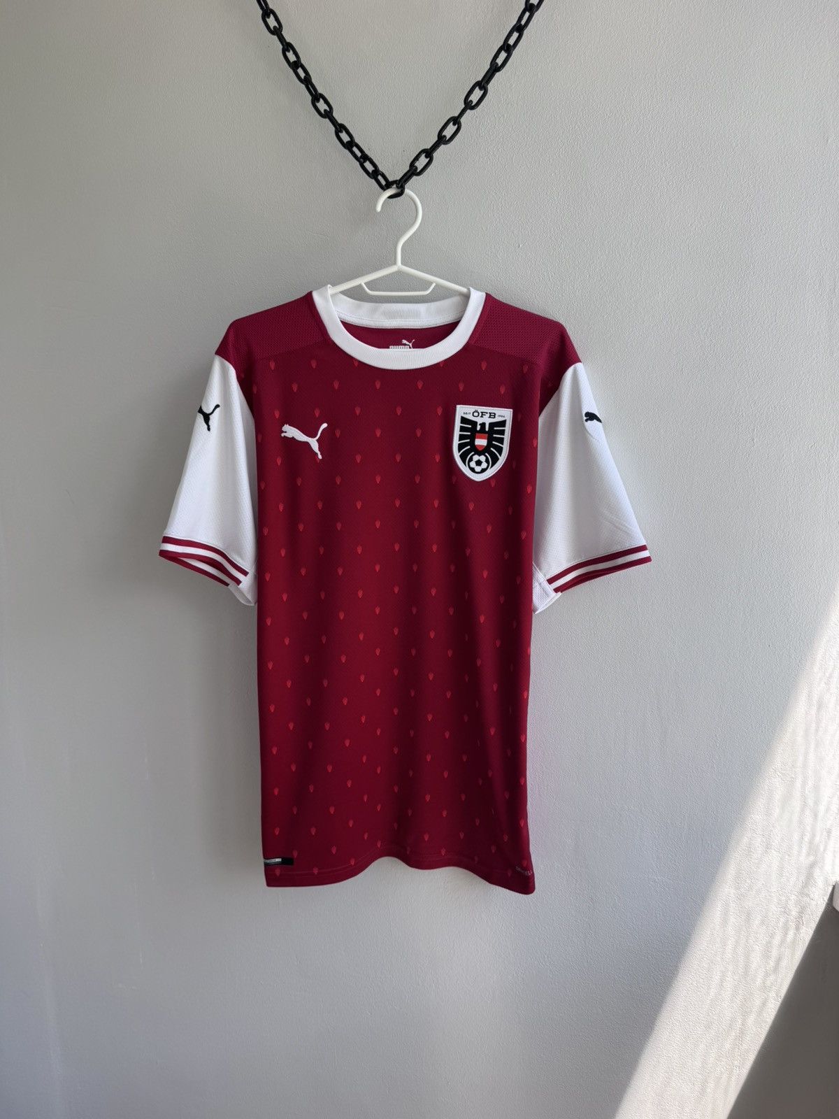 Puma AUSTRIA OFB 2020 2021 2022 HOME FOOTBALL SHIRT SOCCER JERSEY Size US L / EU 52-54 / 3 - 1 Thumbnail