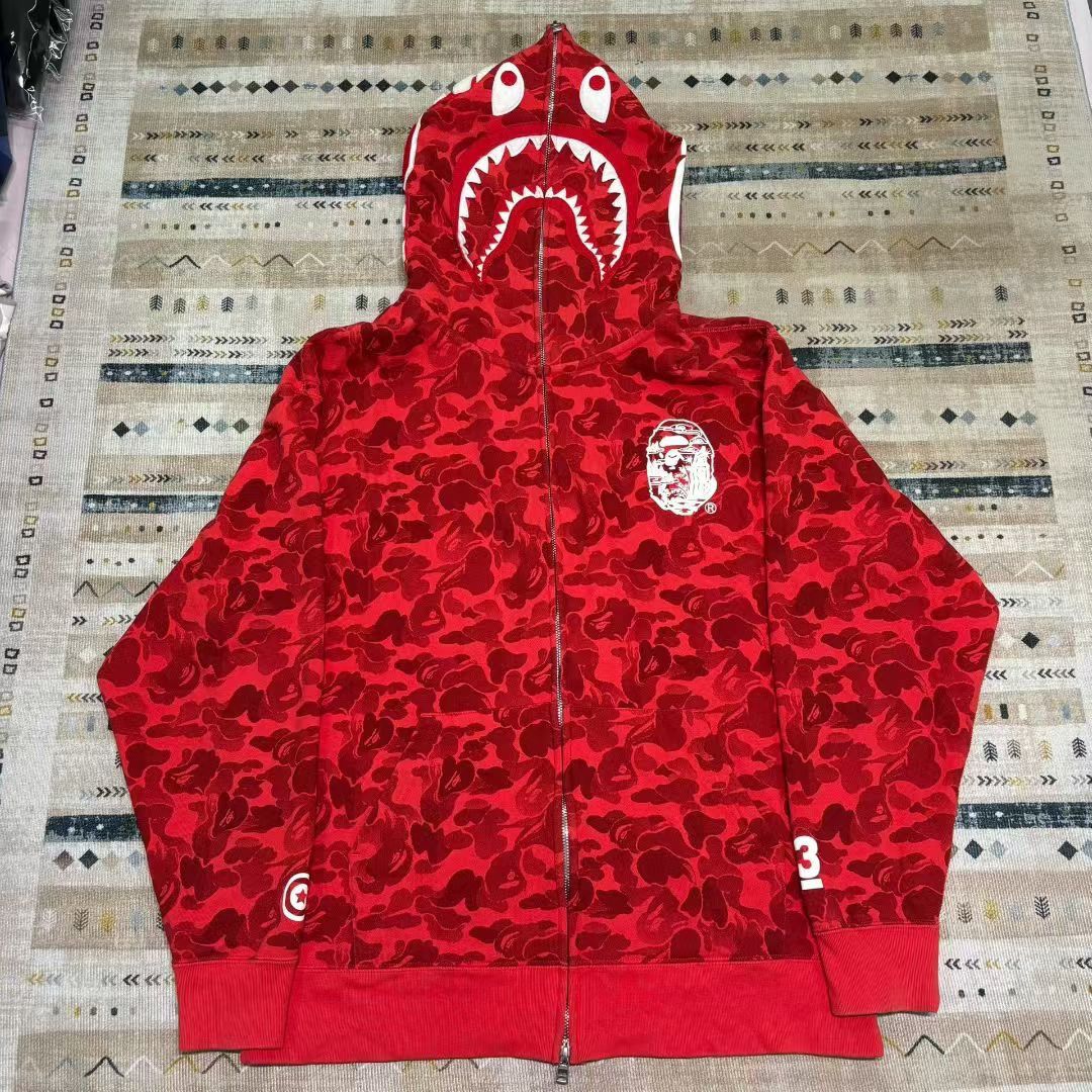 Bape BAPE CAMO SHARK FULL ZIP HOODIE Size US L / EU 52-54 / 3 - 1 Thumbnail