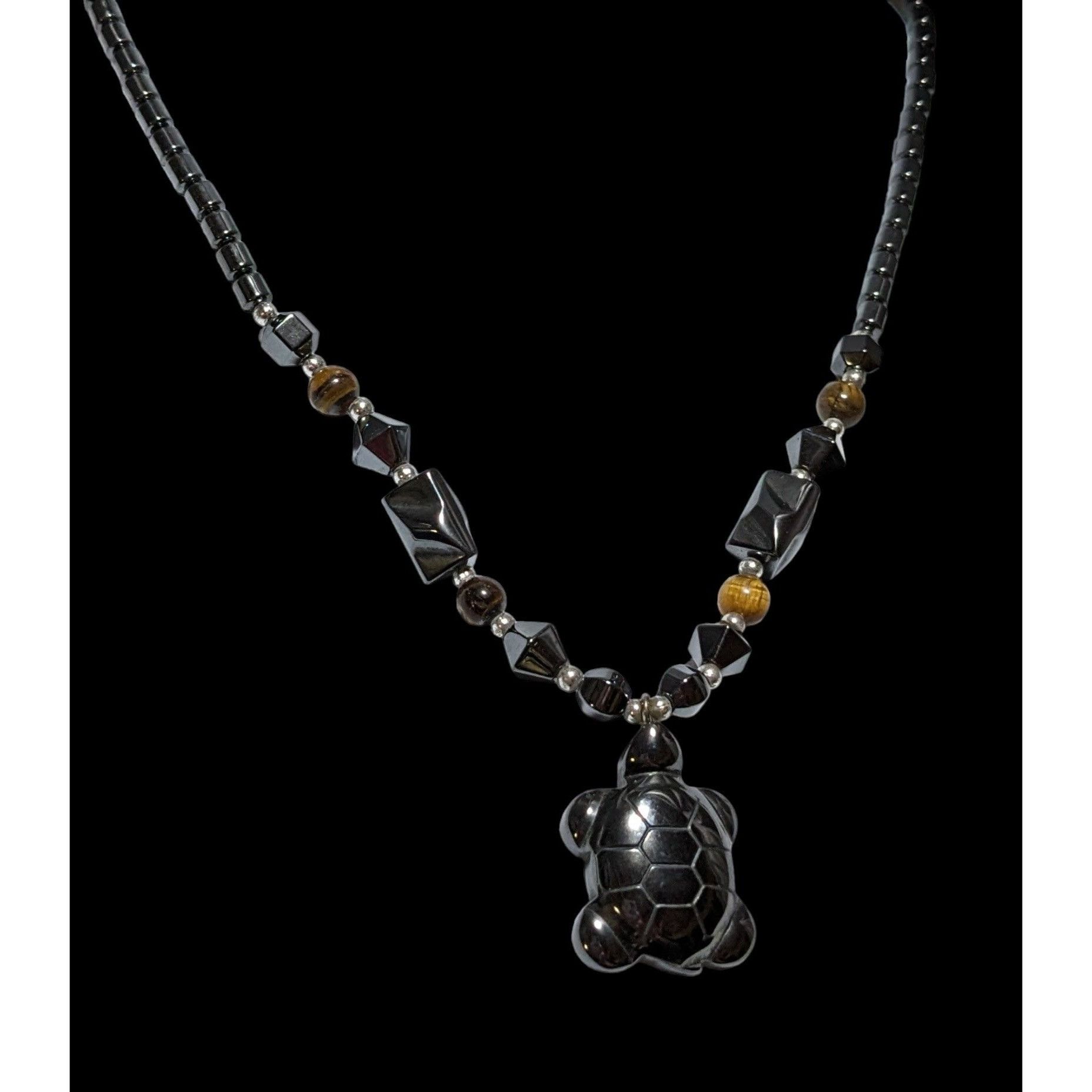 Other Hematite Turtle Necklace Size ONE SIZE - 6 Thumbnail