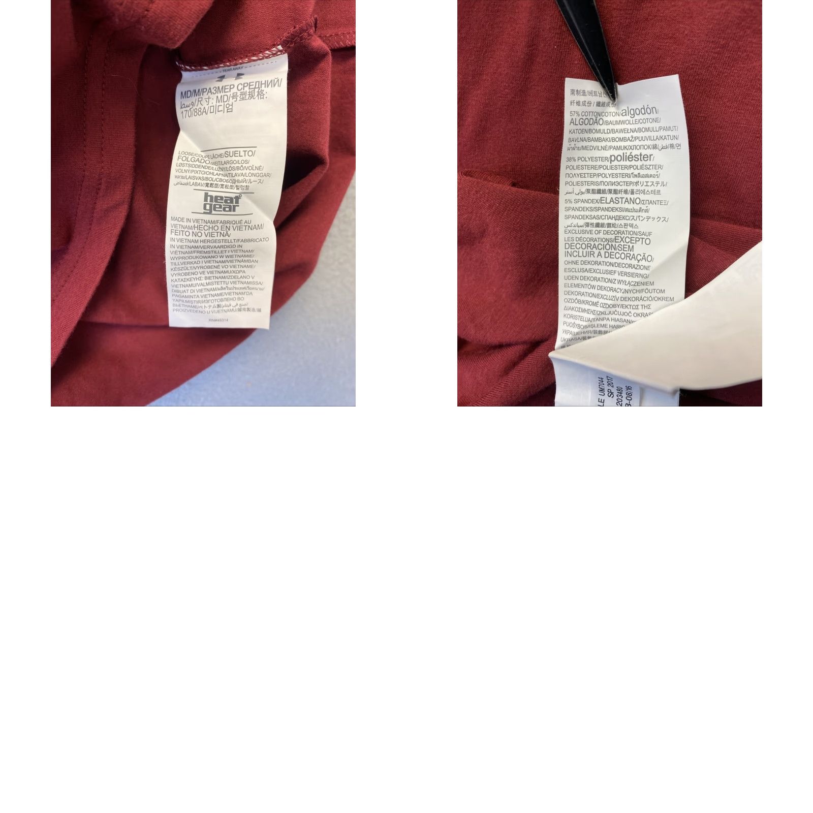 Under Armour VINTAGE? Under Armour Mavericks T Shirt M Mens Burgundy HeatGear Crew Neck Short Sleeve Maroon 14641 Men Size US M / EU 48-50 / 2 - 8 Thumbnail