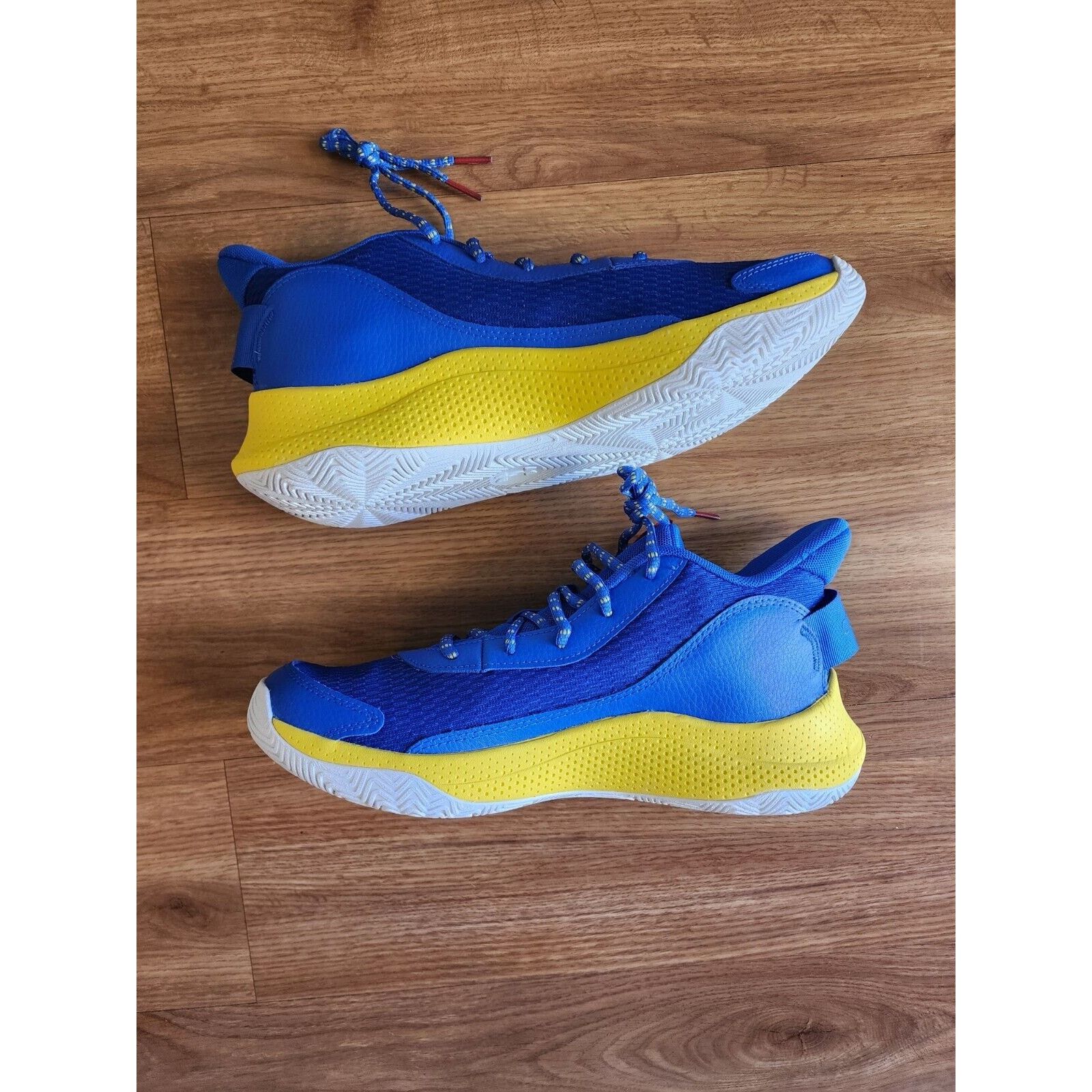Under Armour Under Armour Curry 3Z7 Basketball10 Warriors Blue Yellow Size US 10 / EU 43 - 2 Thumbnail