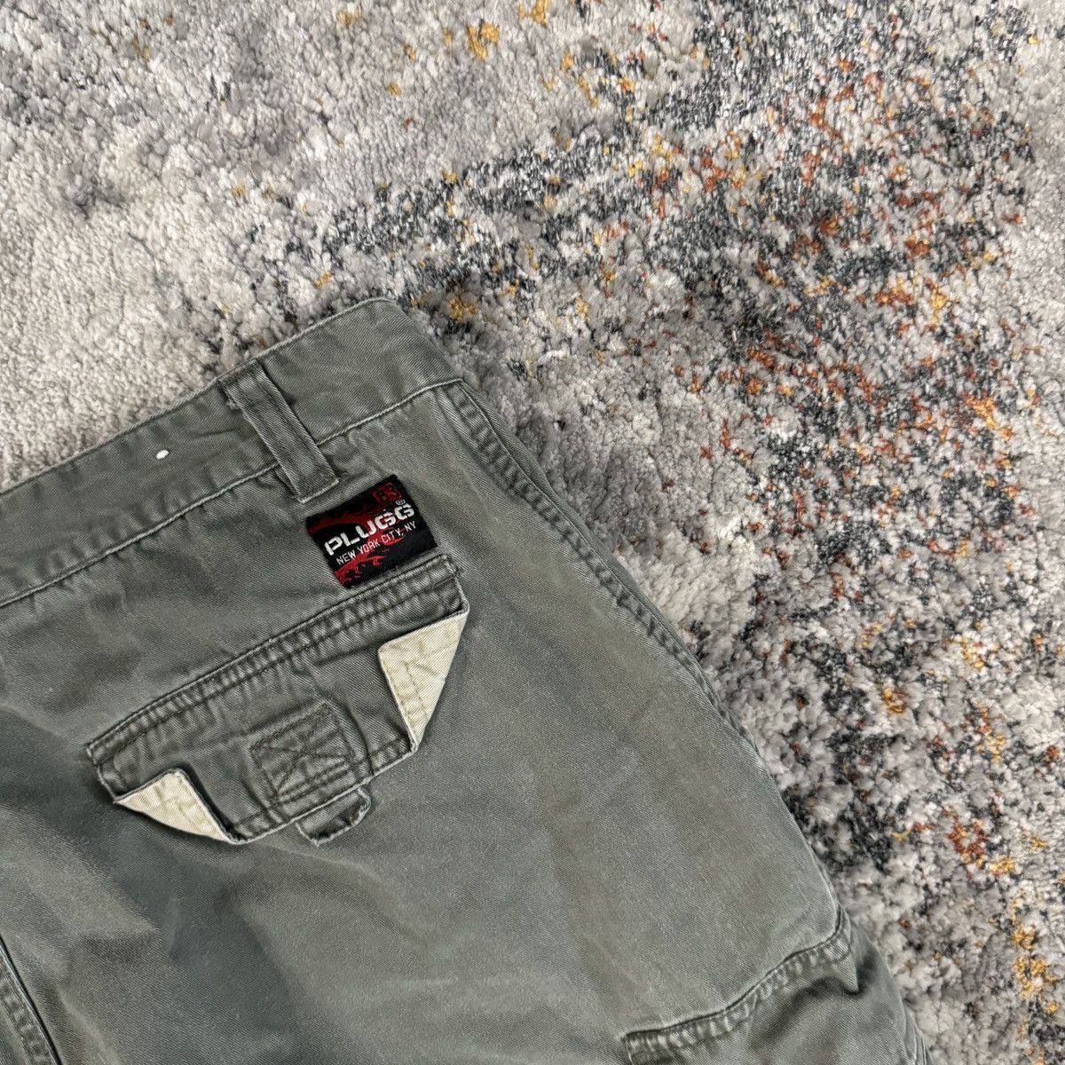 JNCO × Vintage Crazy Vintage y2k plug baggy wide leg cargo olive green Size US 36 / EU 52 - 5 Thumbnail