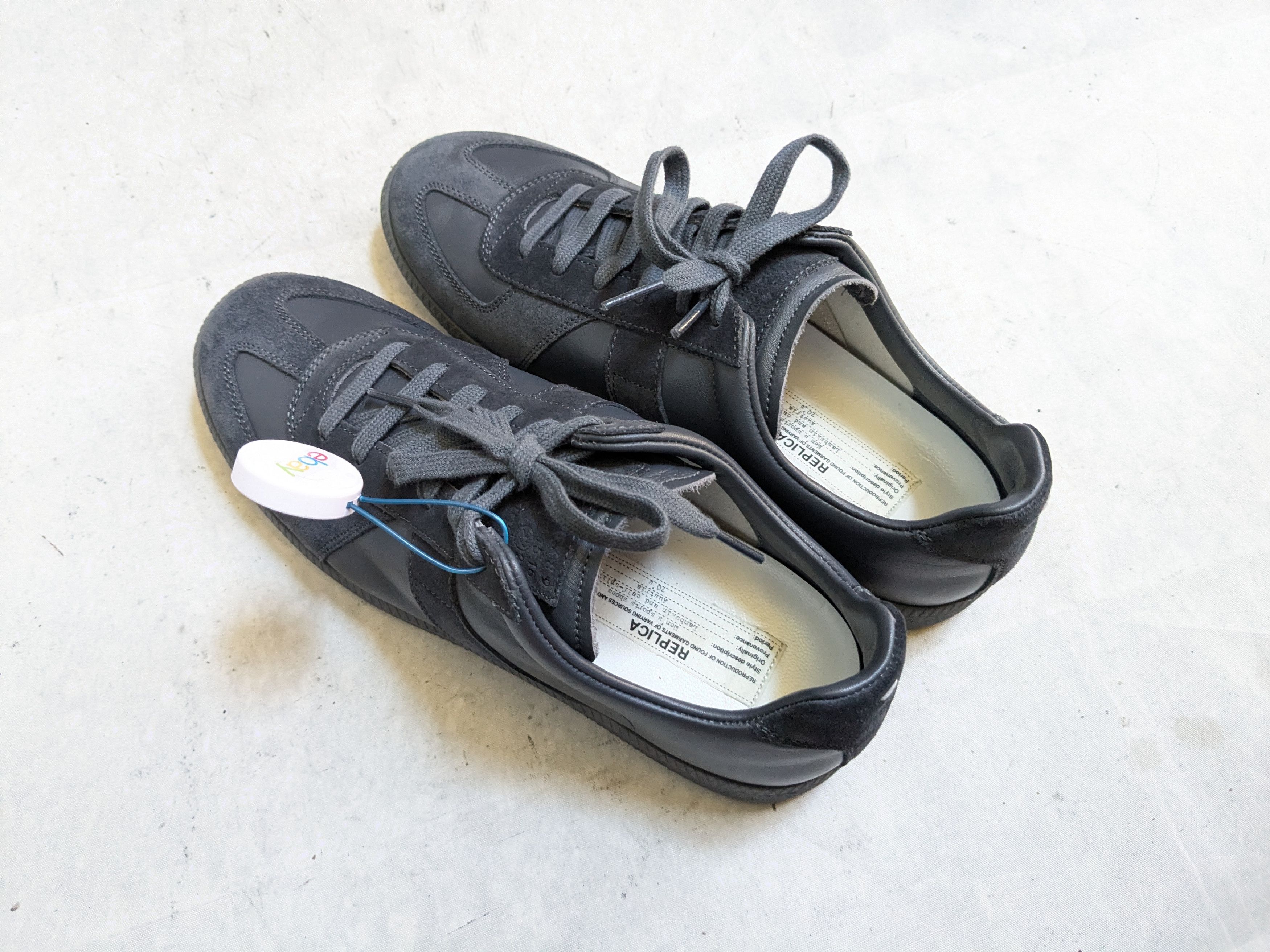 Maison Margiela Maison Margiela GAT Blue 8 41 Low Tops Suede Leather Size US 8 / EU 41 - 17 Thumbnail