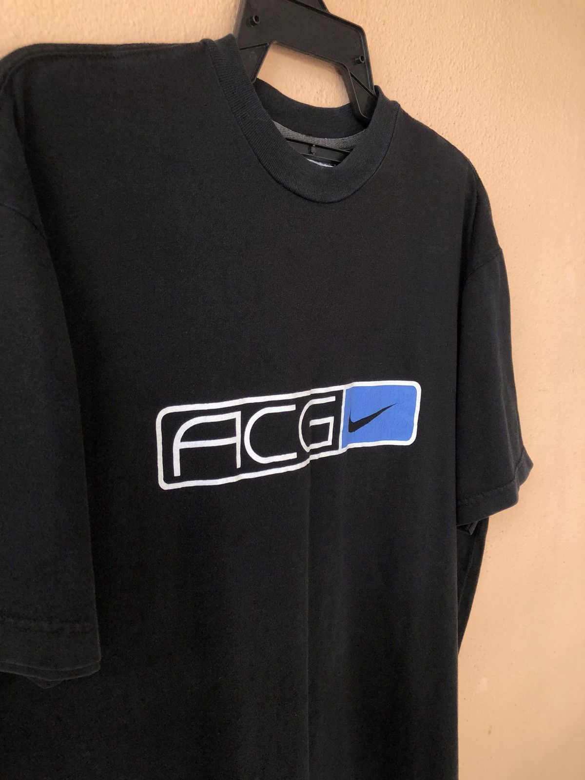Nike × Nike ACG × Vintage Vintage Nike ACG Box Logo Streetwear Tee Size US XL / EU 56 / 4 - 4 Thumbnail