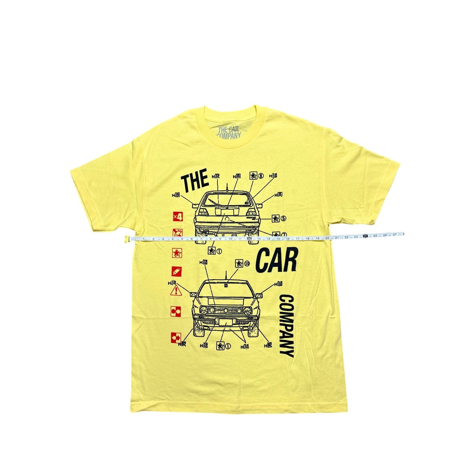 Other New The Car Company Yellow 100% Cotton T-Shirt Size L Size US L / EU 52-54 / 3 - 4 Thumbnail