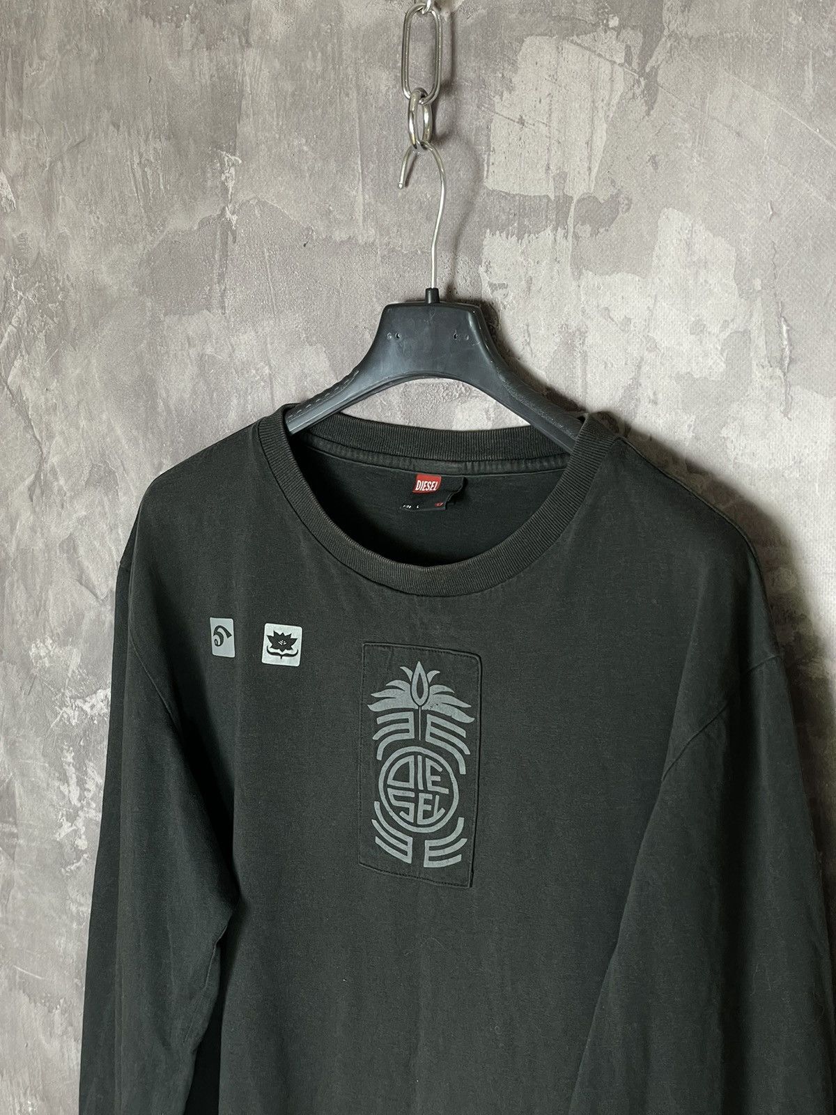 Diesel × Japanese Brand × Vintage Y2K Vintage Diesel Longsleeve T Shirt Archive Hype Size US L / EU 52-54 / 3 - 7 Thumbnail