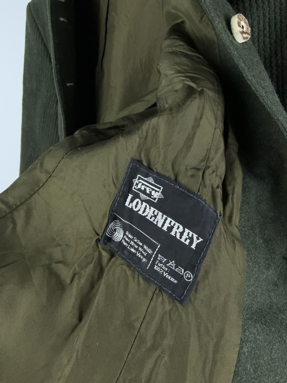 Designer × Vintage Vintage 90s Lodenfrey wool women’s military Button jacket Size M / US 6-8 / IT 42-44 - 6 Thumbnail