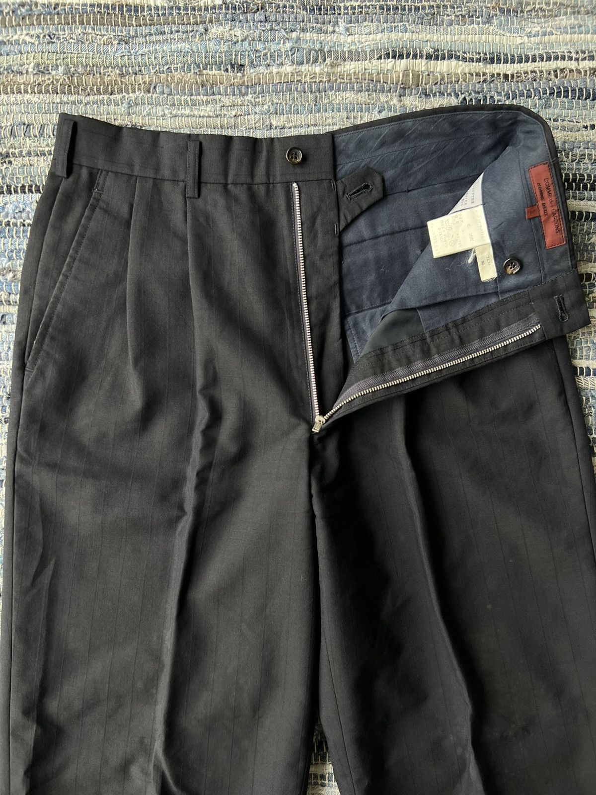 Junya Watanabe AW90 Comme des Garçons Home Deux Gabardine 🎈Trousers Pants Size US 31 - 2 Thumbnail