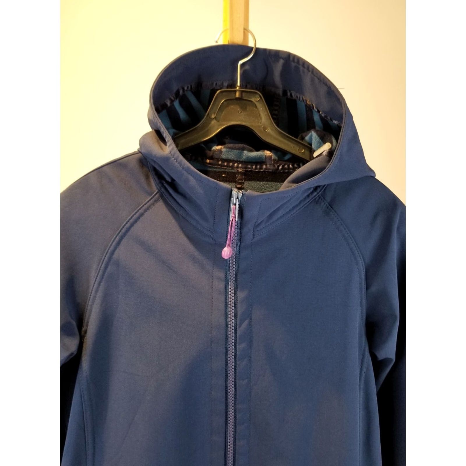 Lululemon LULULEMON BLUE LONG RAIN JACKET COAT SZ MEDIUM WOMEN Hooded Lined Long Rain Coat Masc Moto Theme Size M / US 6-8 / IT 42-44 - 2 Thumbnail