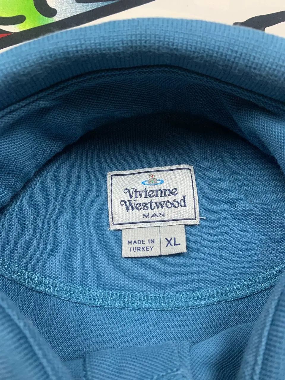 Vivienne Westwood Vivienne Westwood luxury polo light blue shirt Size XL Size US XL / EU 56 / 4 - 4 Thumbnail