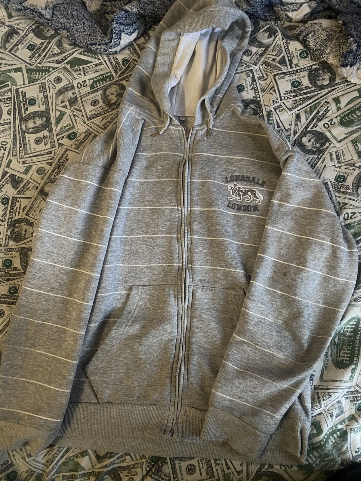 Lonsdale Oldschool Lonsdale Full Zip Hoodie – Size M (Small Fit) Size US M / EU 48-50 / 2 - 1 Thumbnail