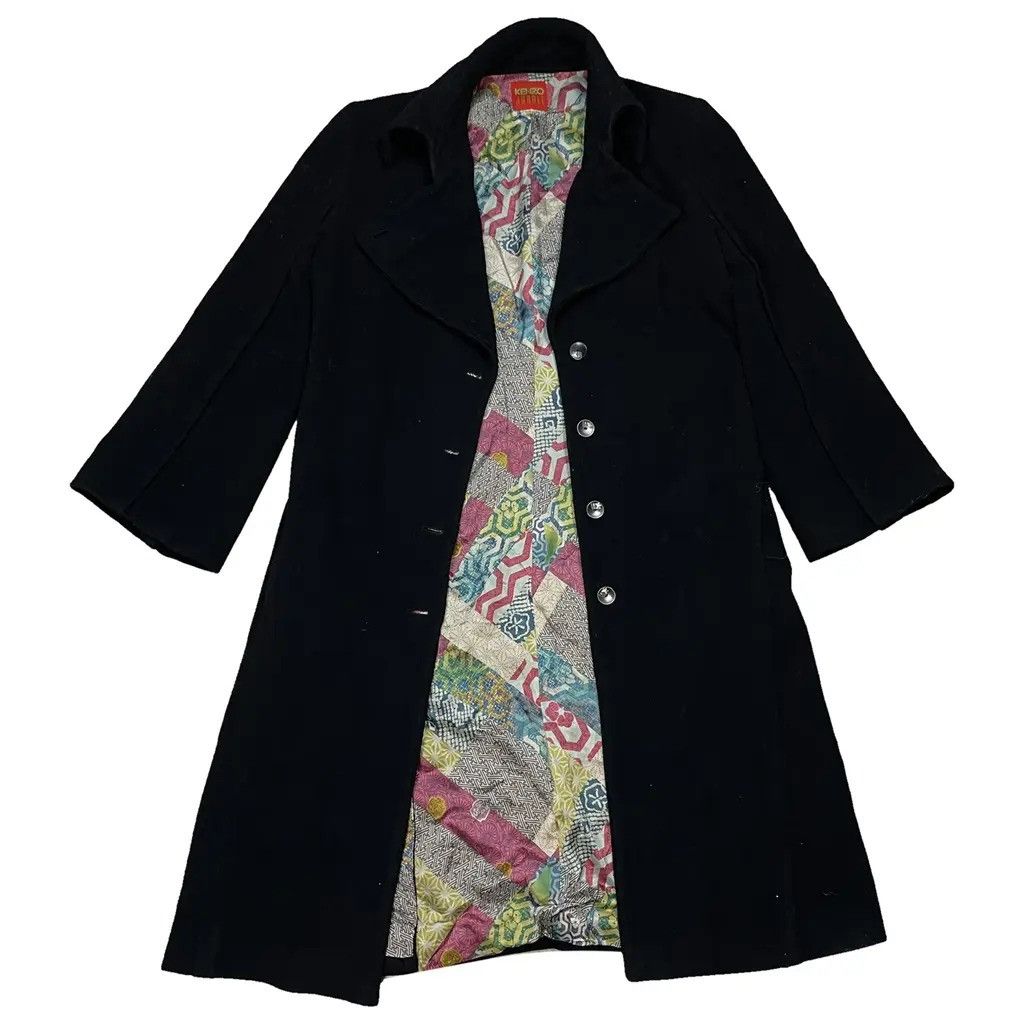 Kenzo Wool Coat Black Size fit M