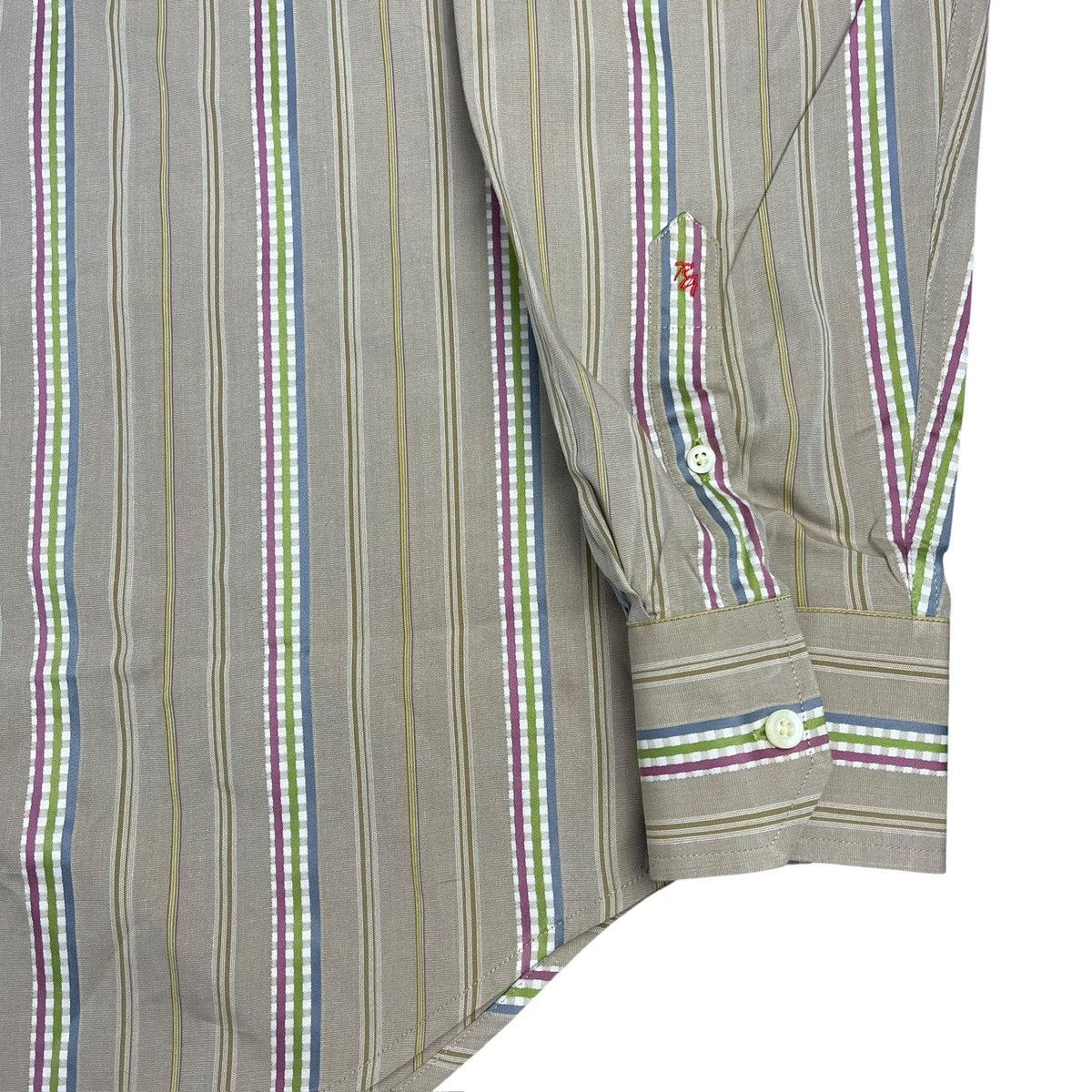 Robert Graham Robert Graham Button Up Shirt Multicolor Striped Long Sleeve Size US L / EU 52-54 / 3 - 3 Thumbnail