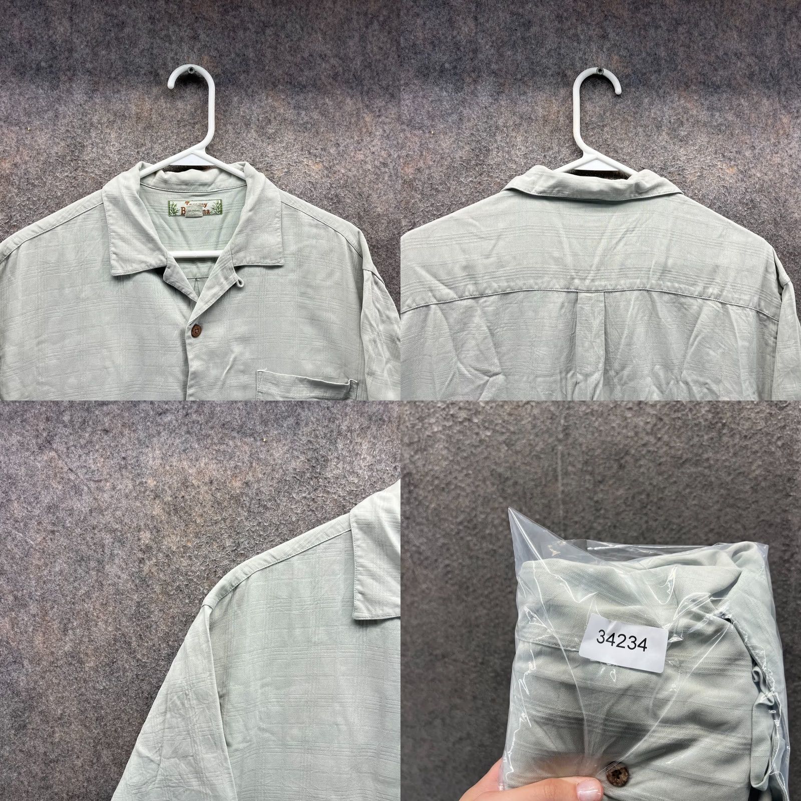 Tommy Bahama VINTAGE Tommy Bahama Shirt Mens M Green Button-Down Silk Hawaiian Glen Casual Shirt Size US M / EU 48-50 / 2 - 8 Thumbnail