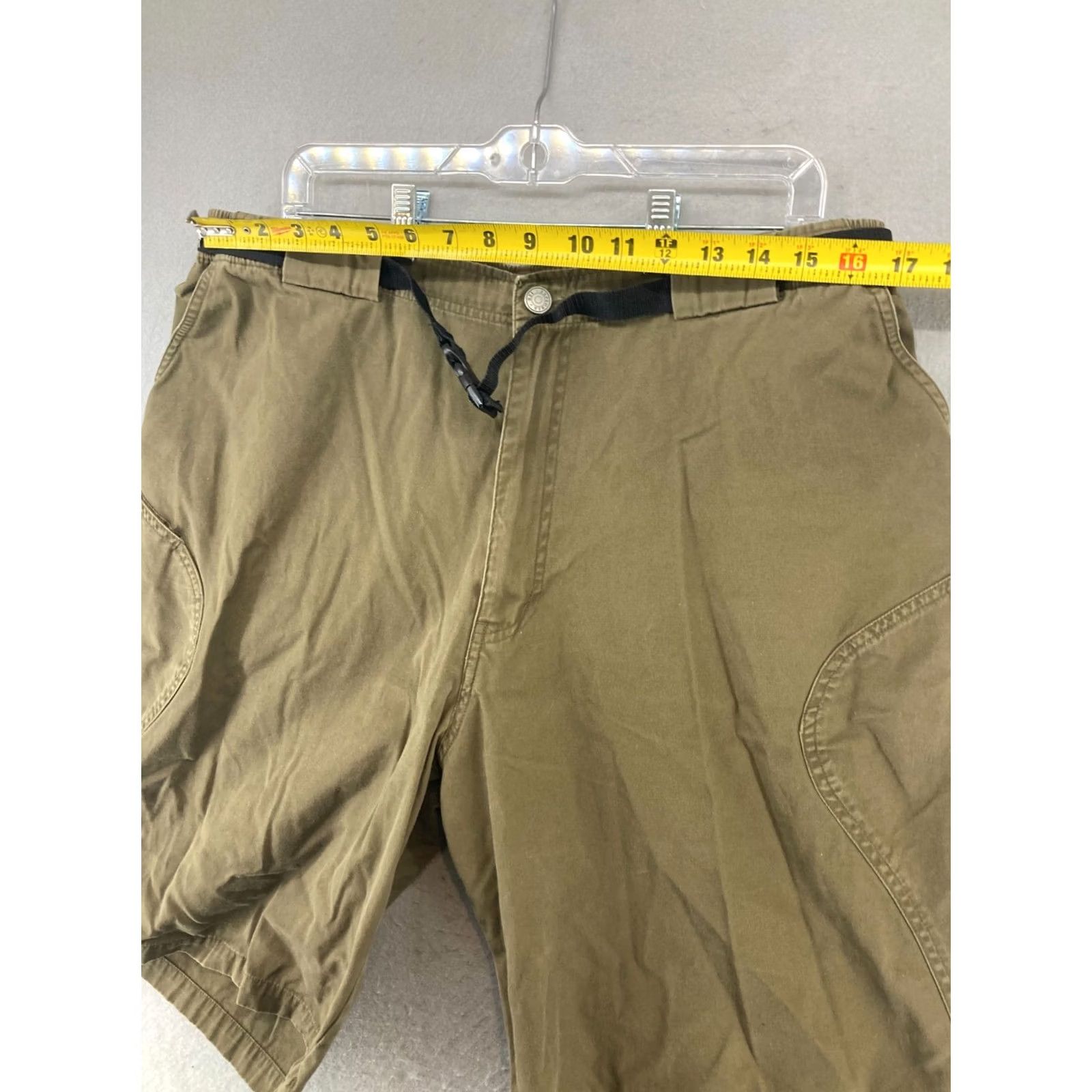 Vintage REI Mens Shorts Bermuda XL Brown Cotton Front Flat 9in Inseam Regular Comfort Pockets Outdoor Vintage No Men Size US 36 / EU 52 - 2 Thumbnail