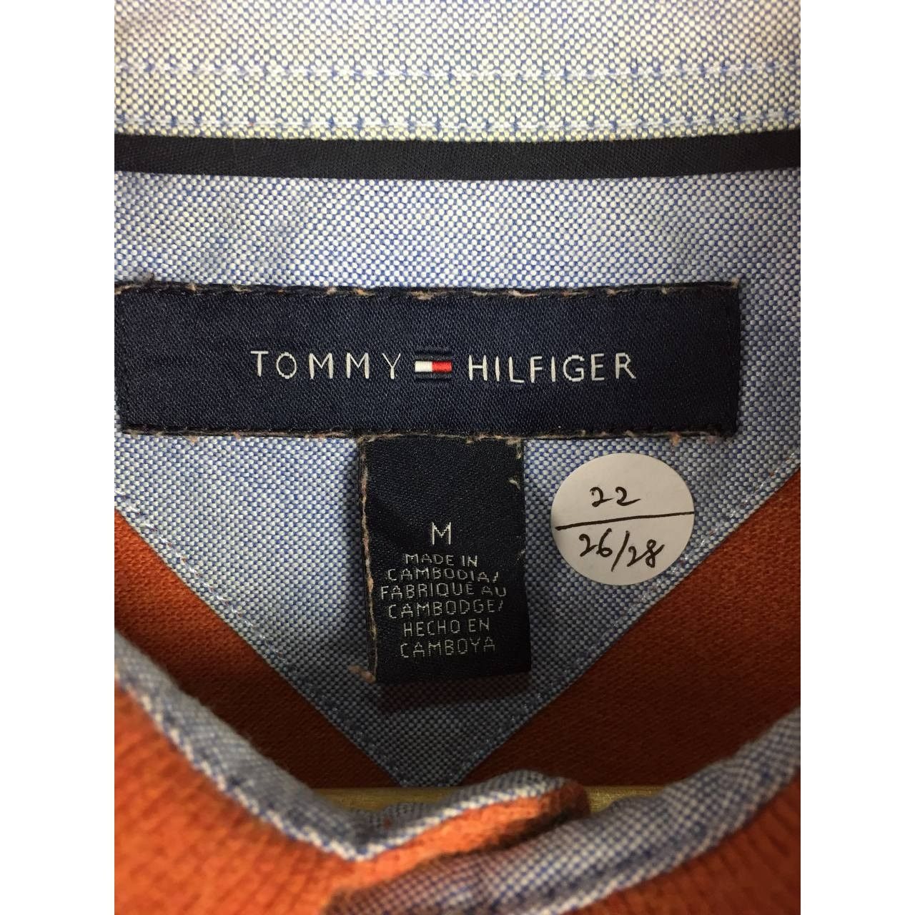 Tommy Hilfiger × Vintage Tommy Hilfiger Embroidered Logo Casual Mesh Polo Tee Size US M / EU 48-50 / 2 - 10 Thumbnail