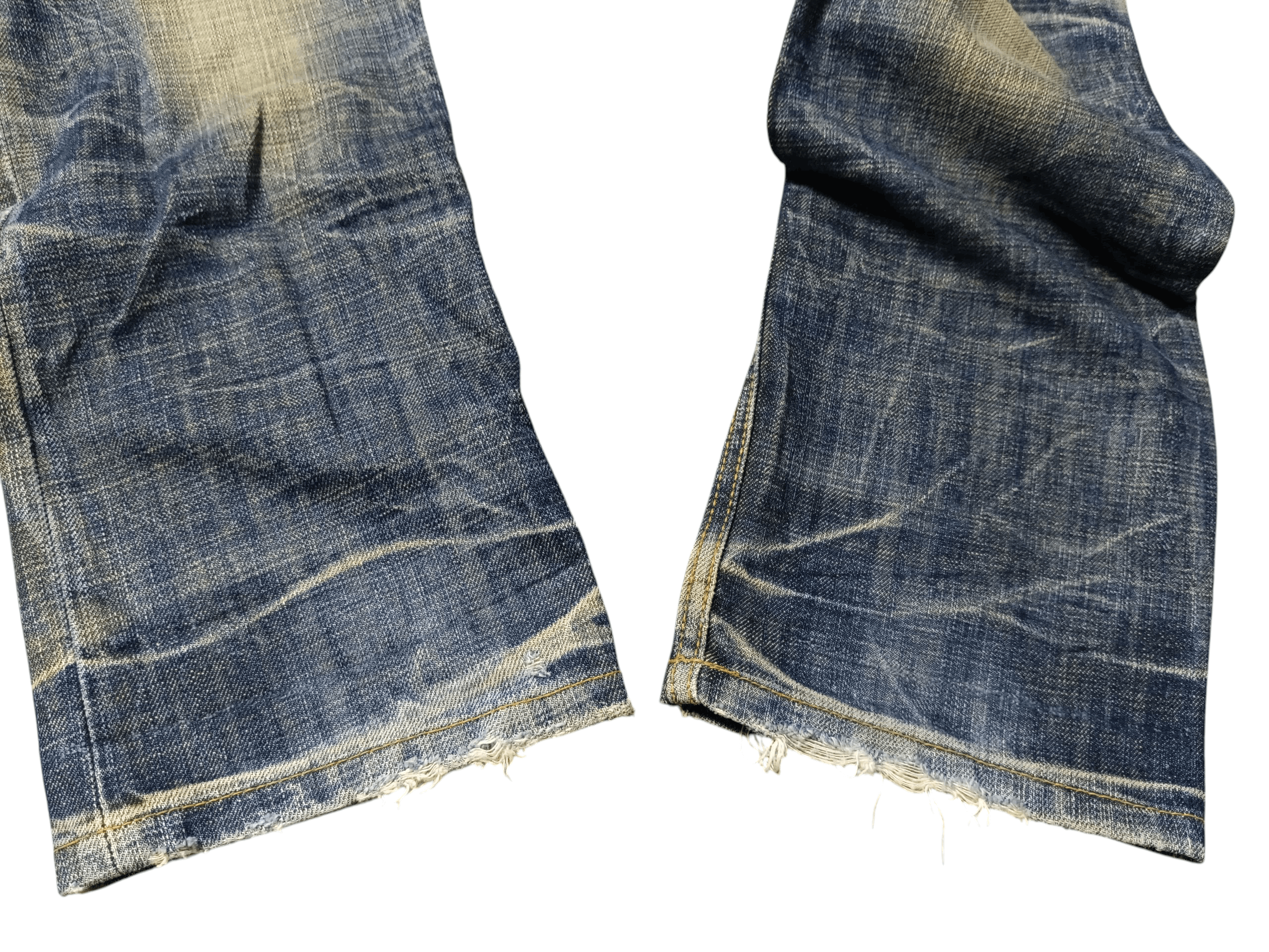 Ego Tripping Low Rise Straight Denim Vintage Look Size US 32 / EU 48 - 9 Thumbnail