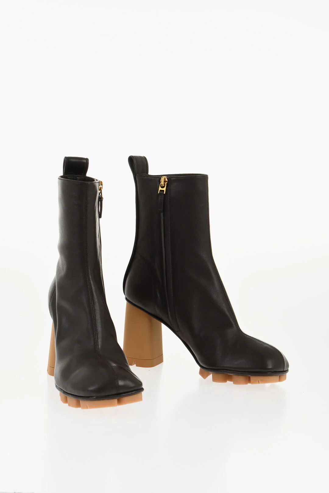 Bottega Veneta og1mm0426 Nappa Ankle Boots in Brown Size US 8 / IT 38 - 3 Thumbnail