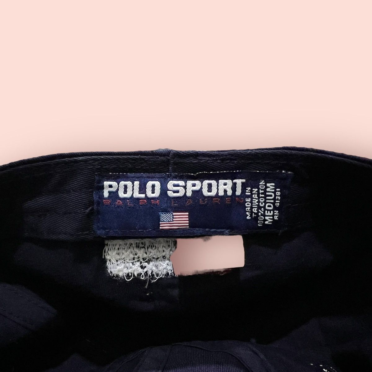 Polo Ralph Lauren VINTAGE POLO SPORT BIG SPELL OUT FITTED CAP Size ONE SIZE - 16 Thumbnail