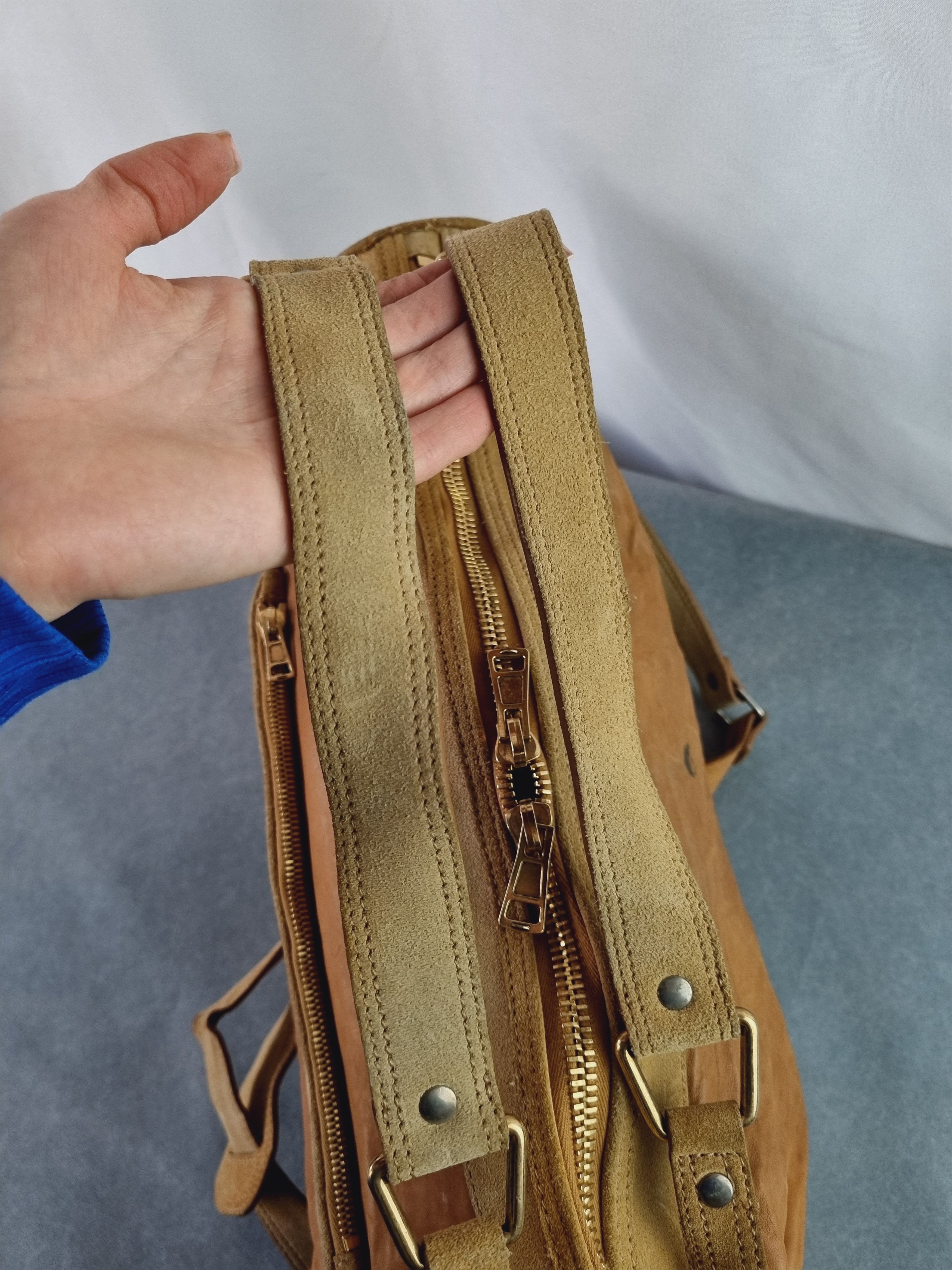 Celine × Leather × Vintage Celine Leather Roomy Travel Bag Size ONE SIZE - 8 Thumbnail