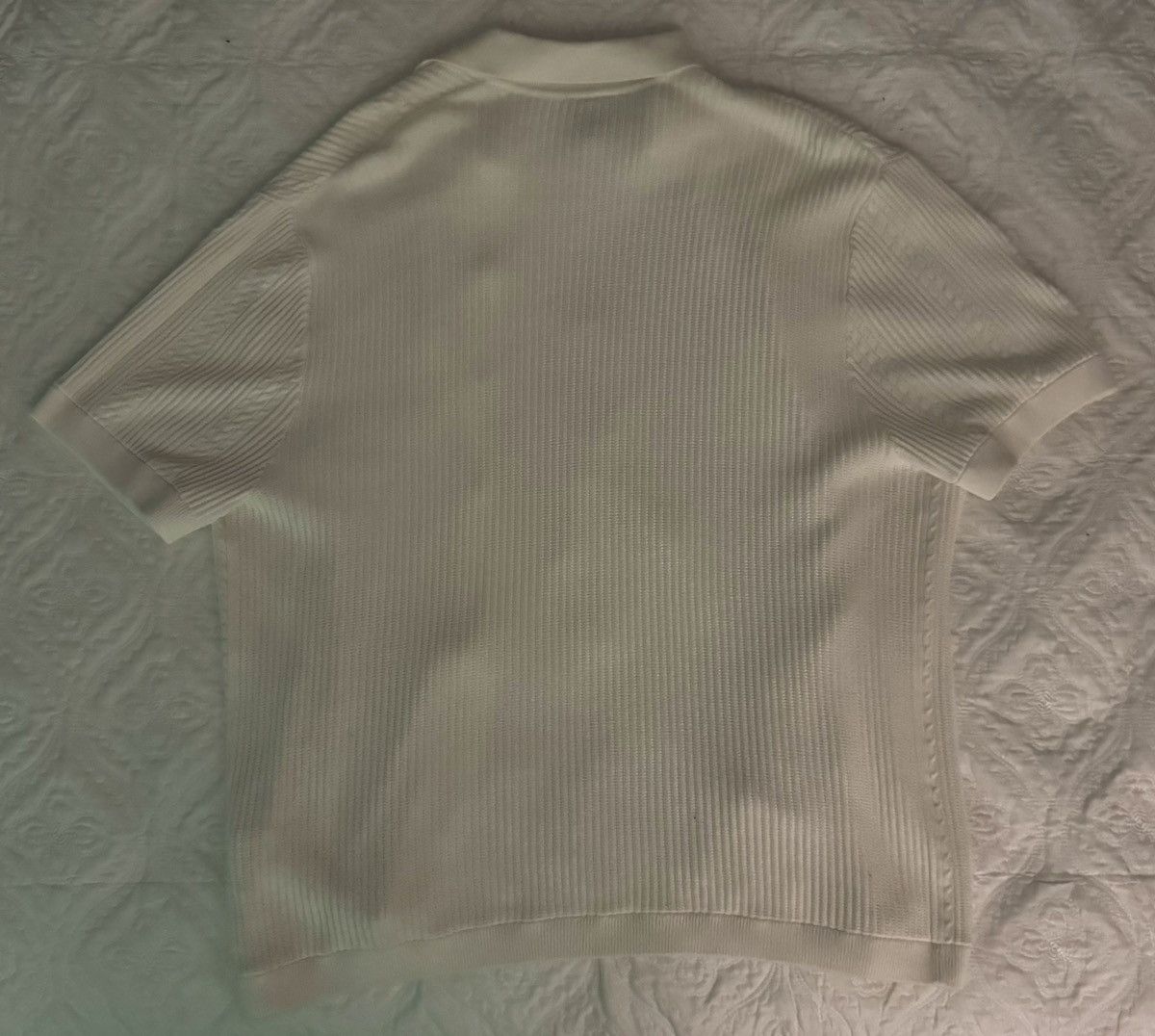 H&M H&M white short sleeve button up Size US M / EU 48-50 / 2 - 2 Thumbnail
