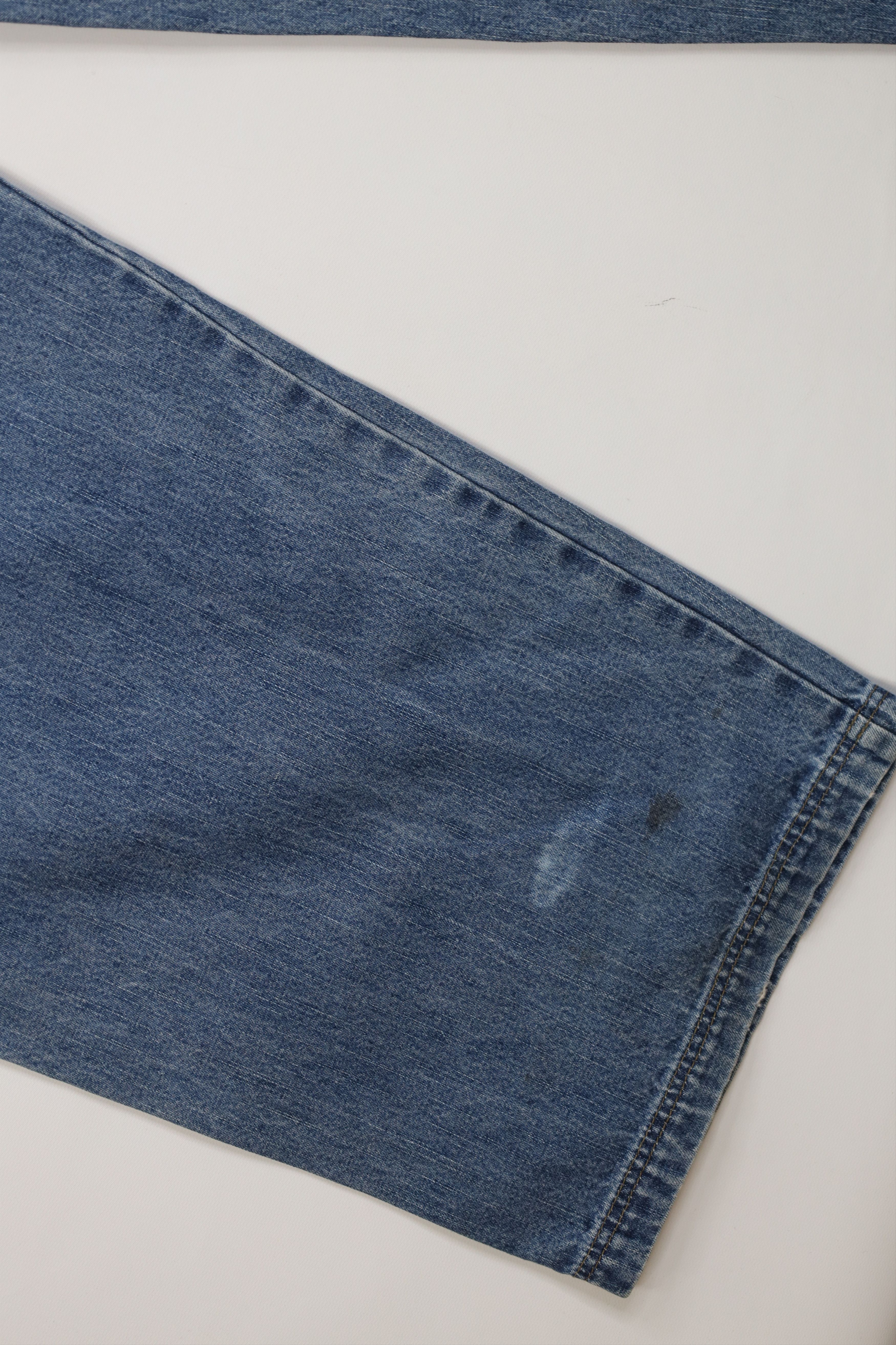 Toy Machine Vintage 90s Y2K Toy Machine Skateboarding Wide Denim Jeans Size US 34 / EU 50 - 17 Thumbnail