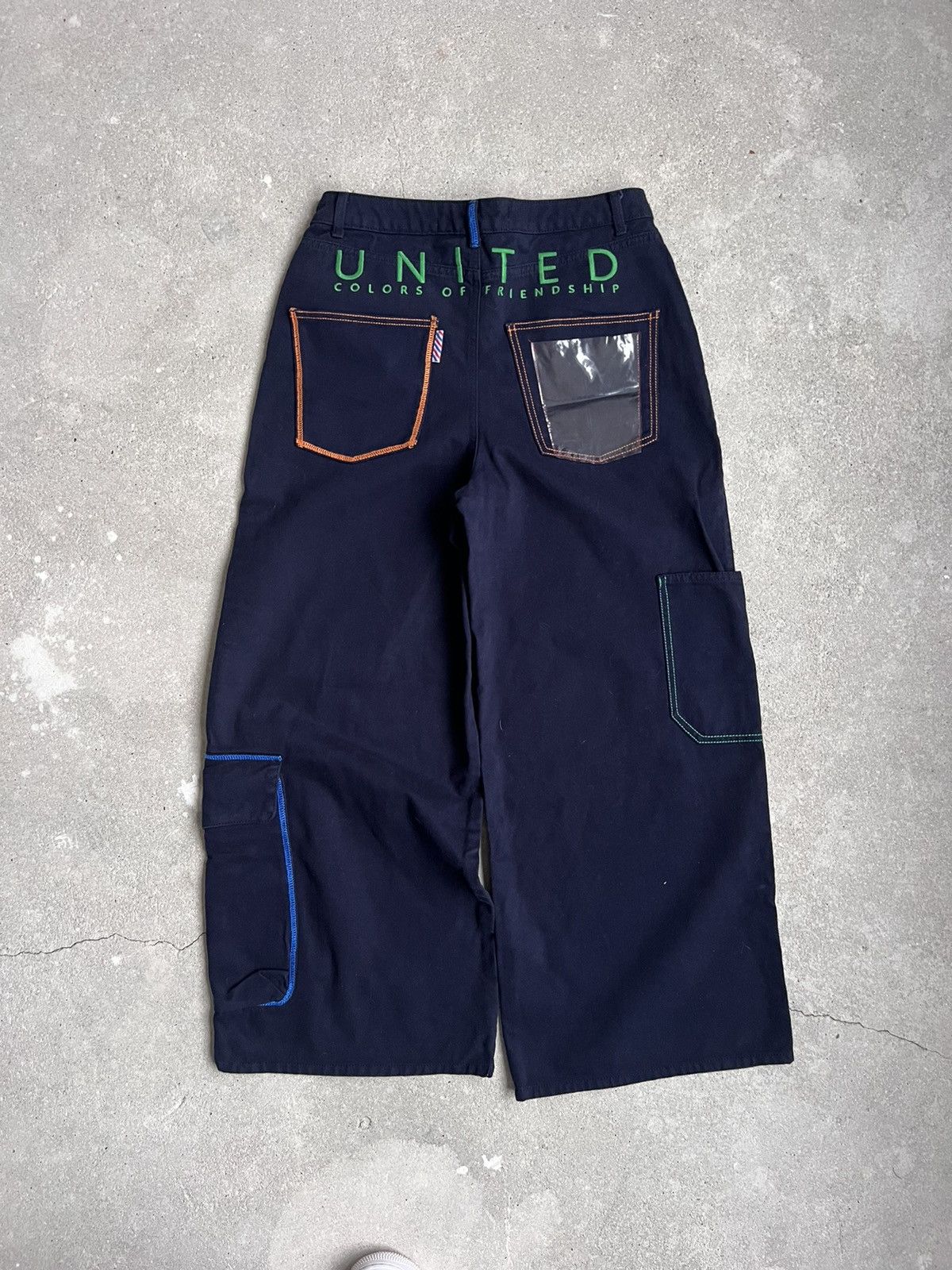 JNCO Vintage Benetton Baggy Jeans Size US 30 / EU 46 - 8 Thumbnail