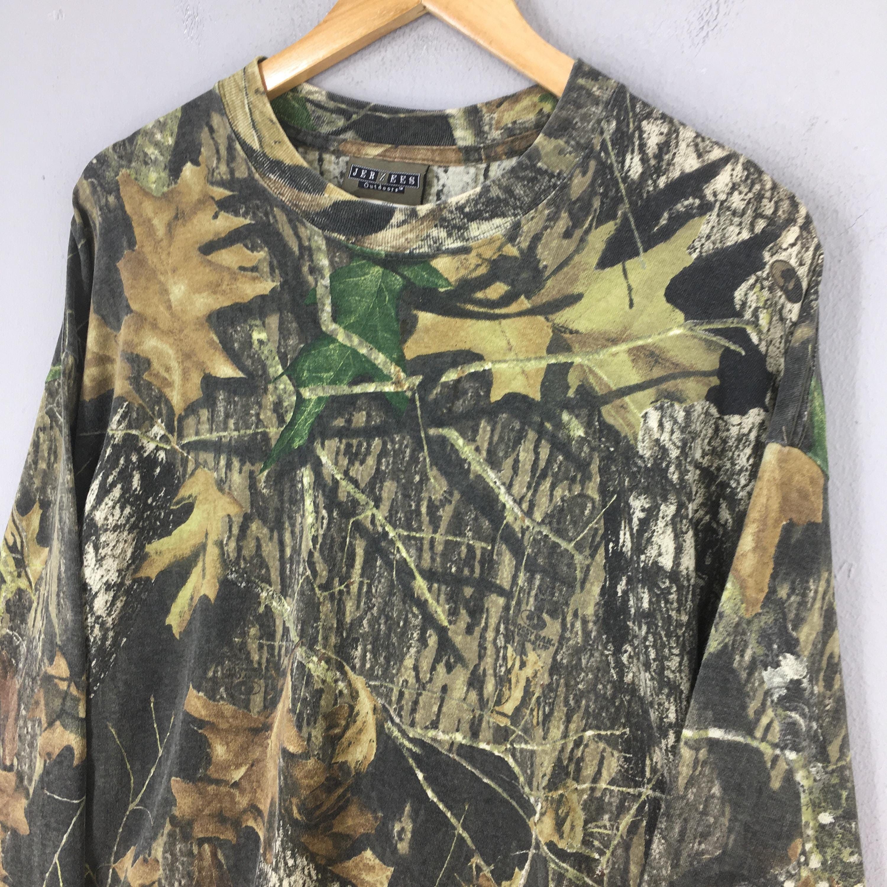 Mossy Oaks × Realtree Vintage 90s Mossy Oak Tree Camo Long sleeve Tshirt XLarge Size US XL / EU 56 / 4 - 3 Thumbnail