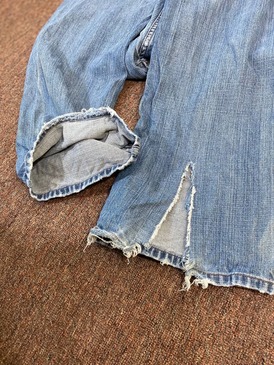 Levi's vintage levis 569 loose straight distressed denim Size US 33 - 6 Thumbnail